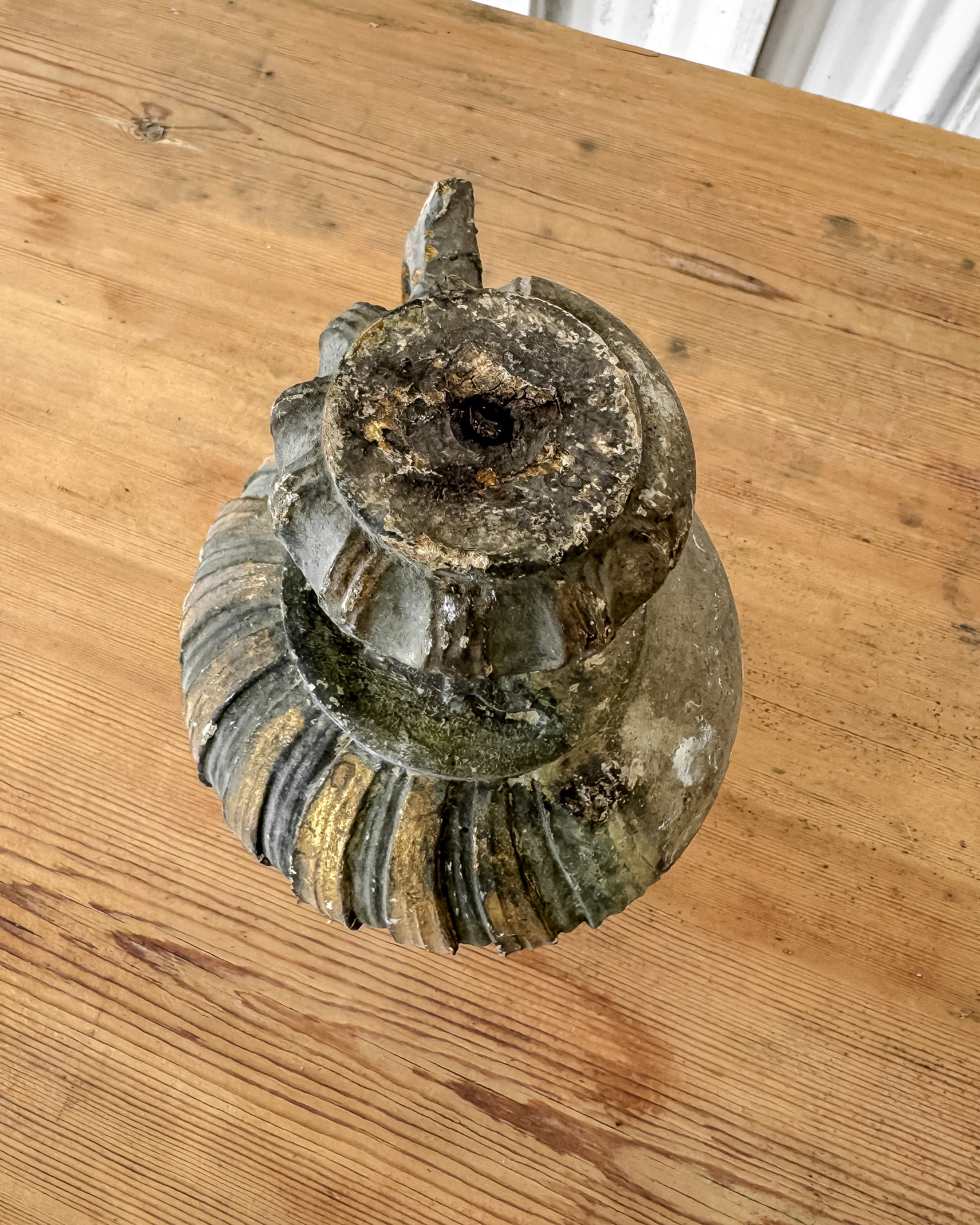 Antique French Wooden Fragment Candlestick Finials