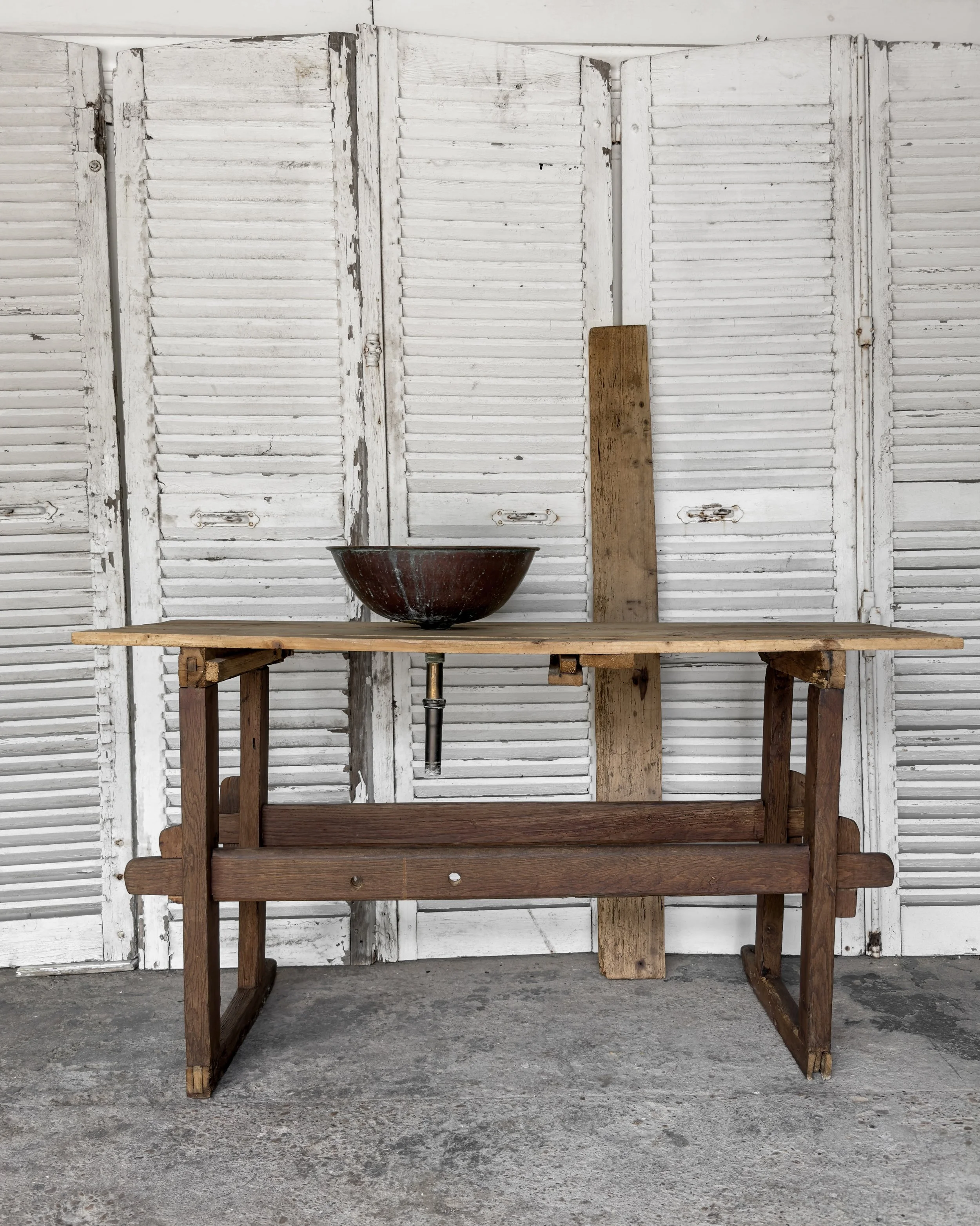 Antique French Work Table Vanity