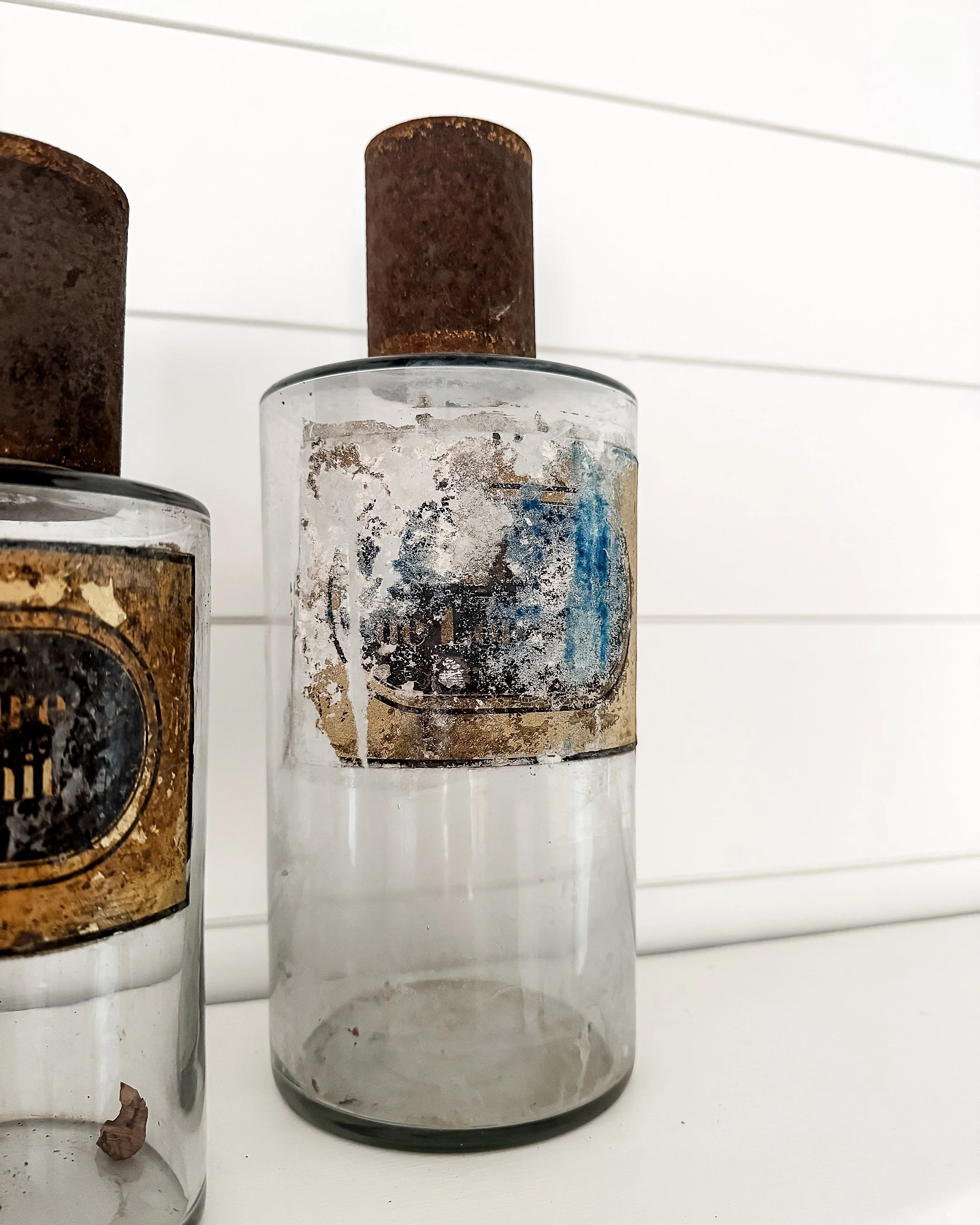 Antique French Apothecary Bottles