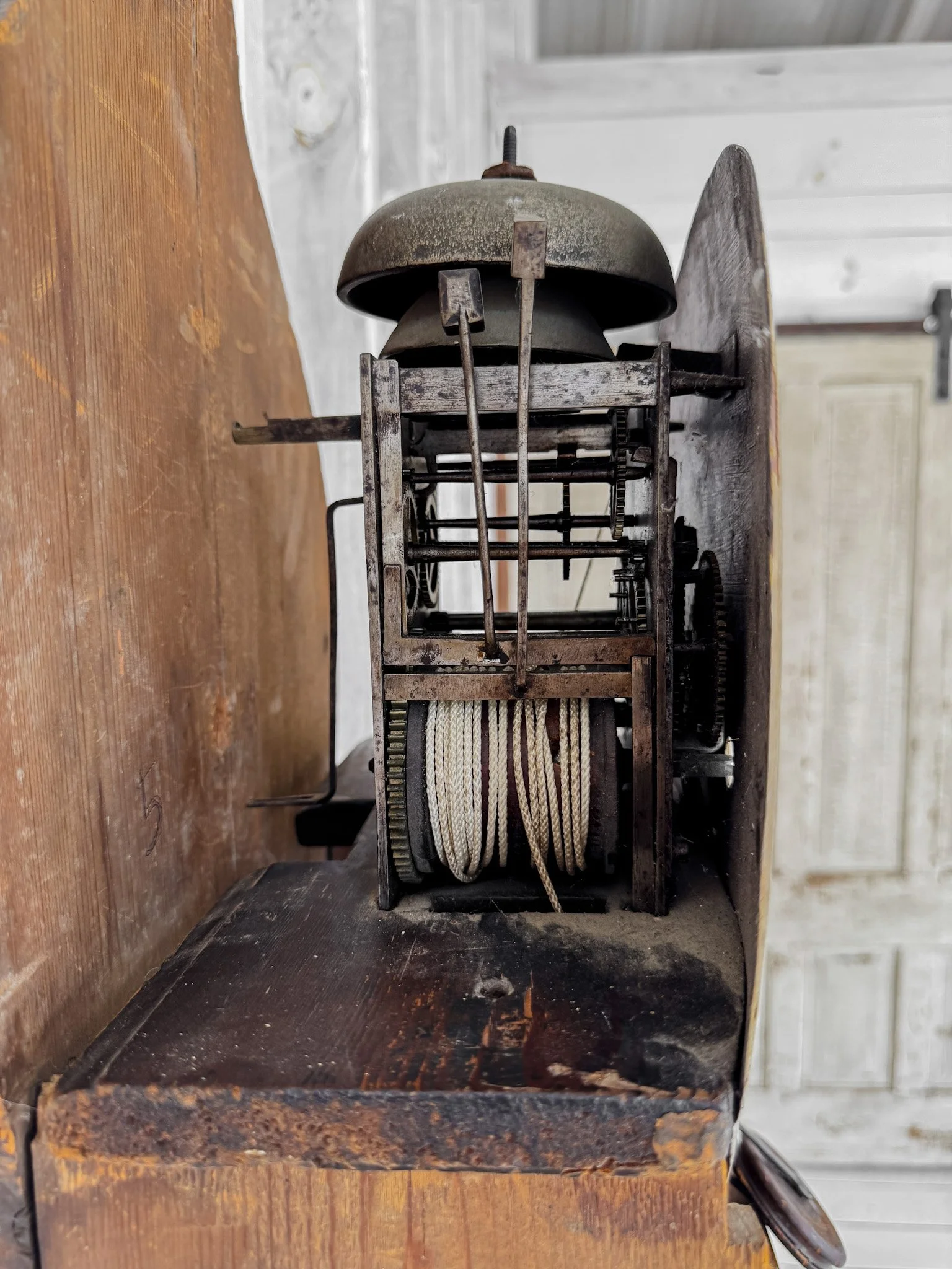19th Century Swedish Mora Clock with Tall Crown