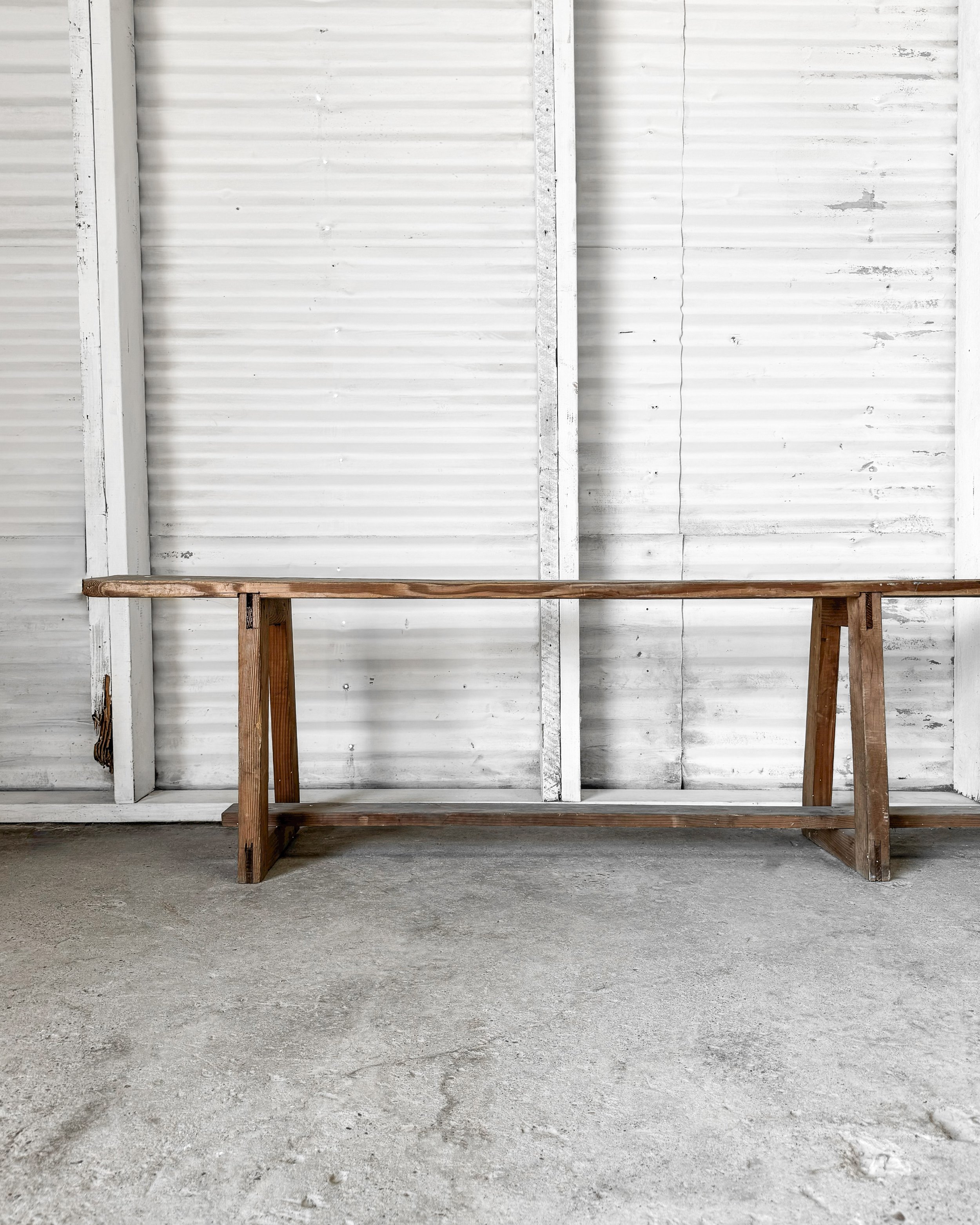 Antique French Farmhouse Bench