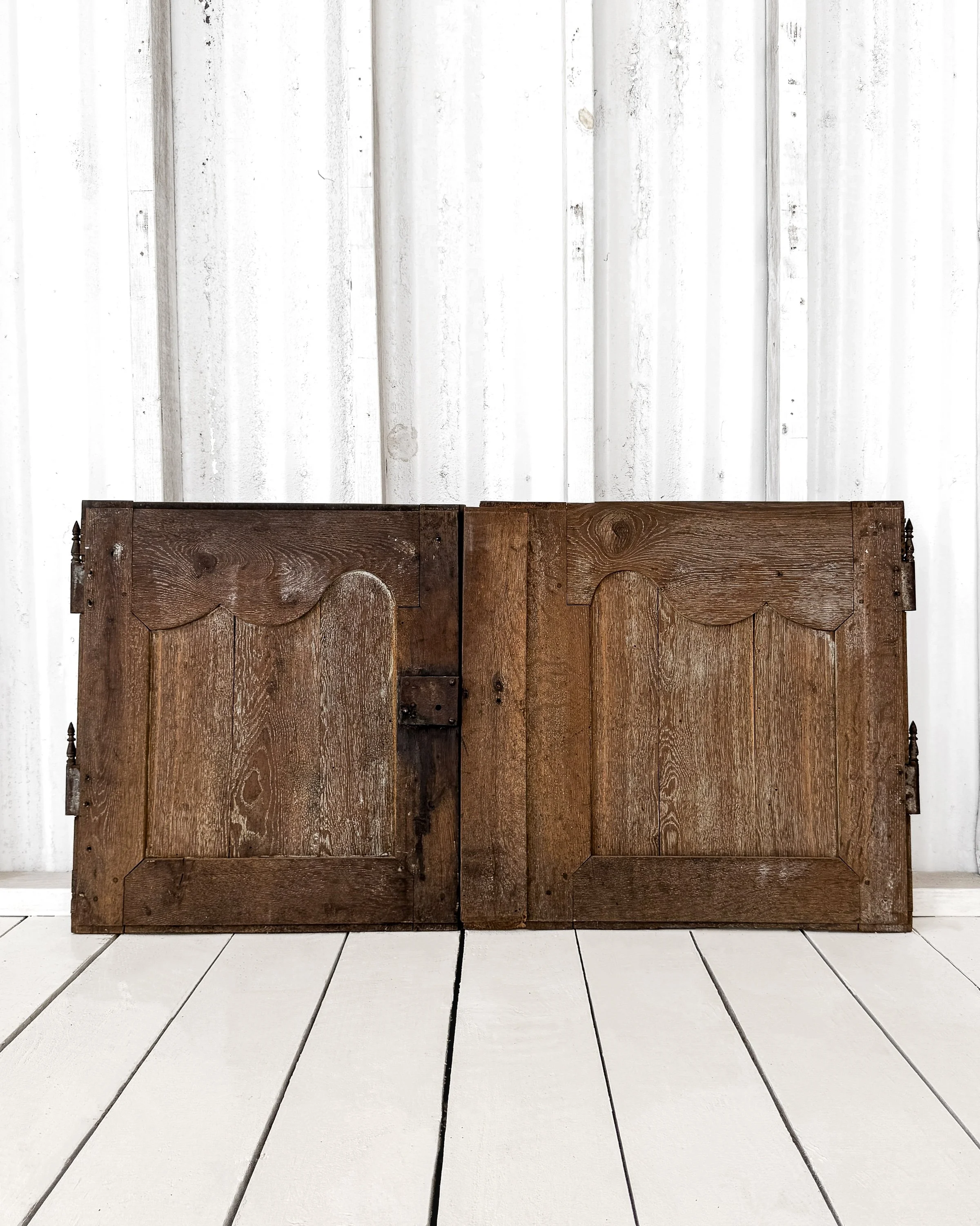 Salvaged Antique French Cupboard Doors