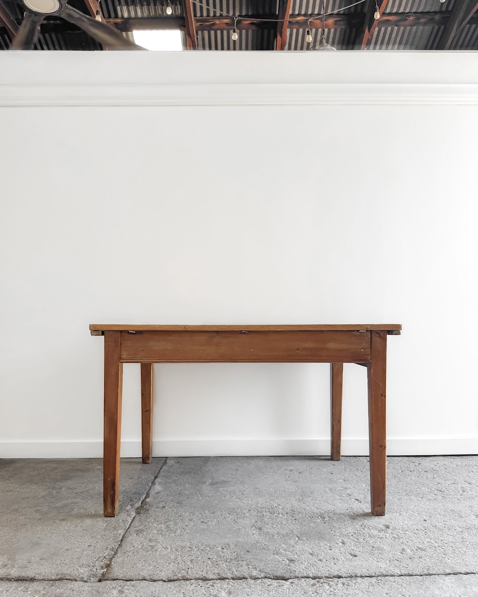 Antique English Pine Kitchen Table