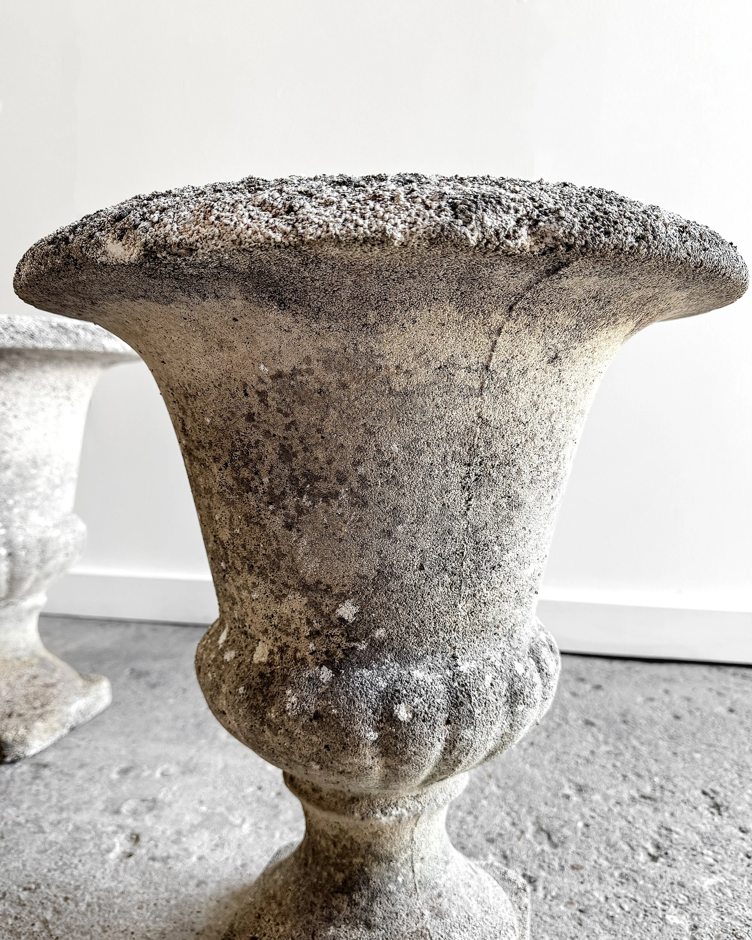 Early 20th Century French Cement Urns