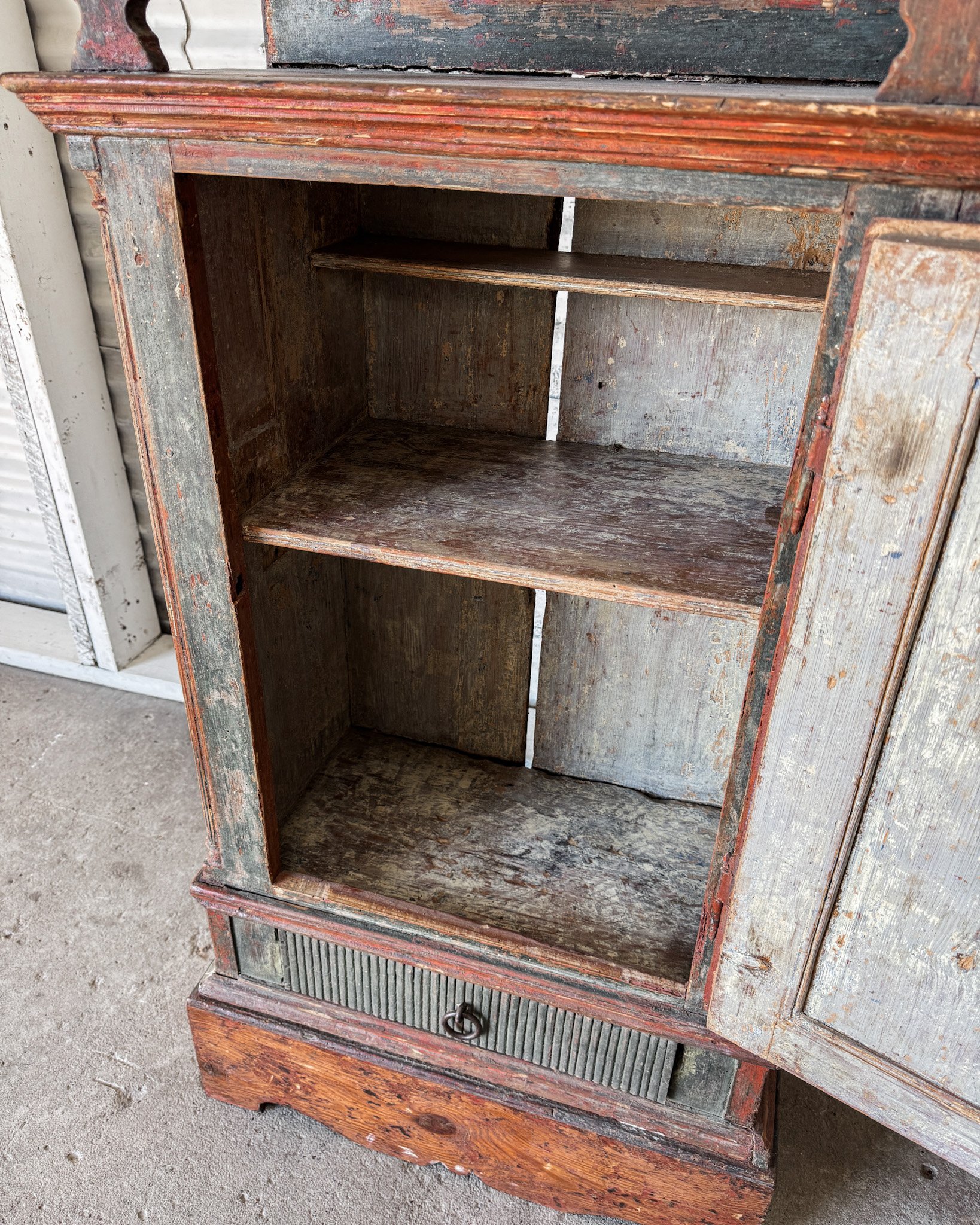 18th Century Swedish Rococo Tobacco Cabinet