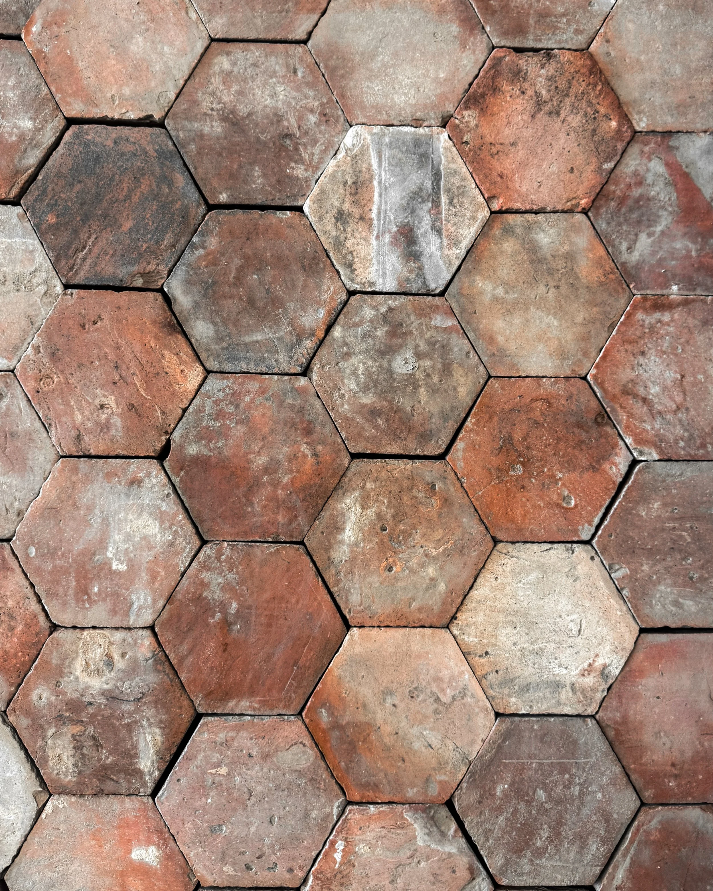 Antique Reclaimed French Terracotta Tiles