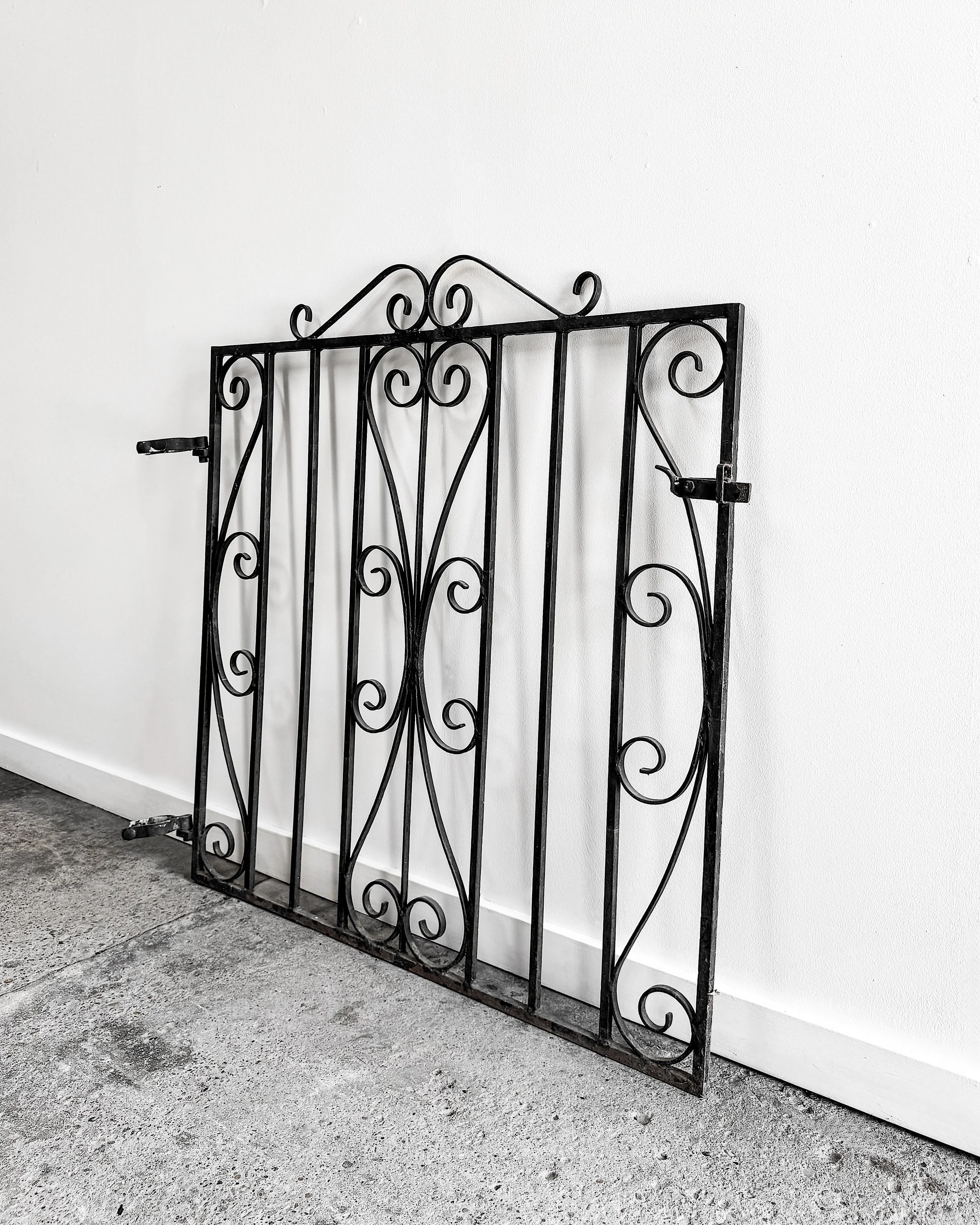Early 20th Century Wrought Iron English Garden Gate