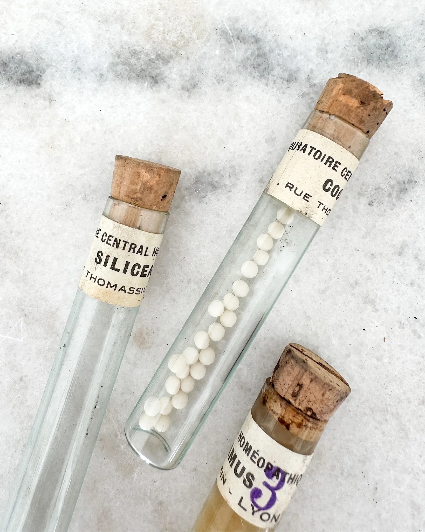 Antique French Homeopathic Leather Travel Case