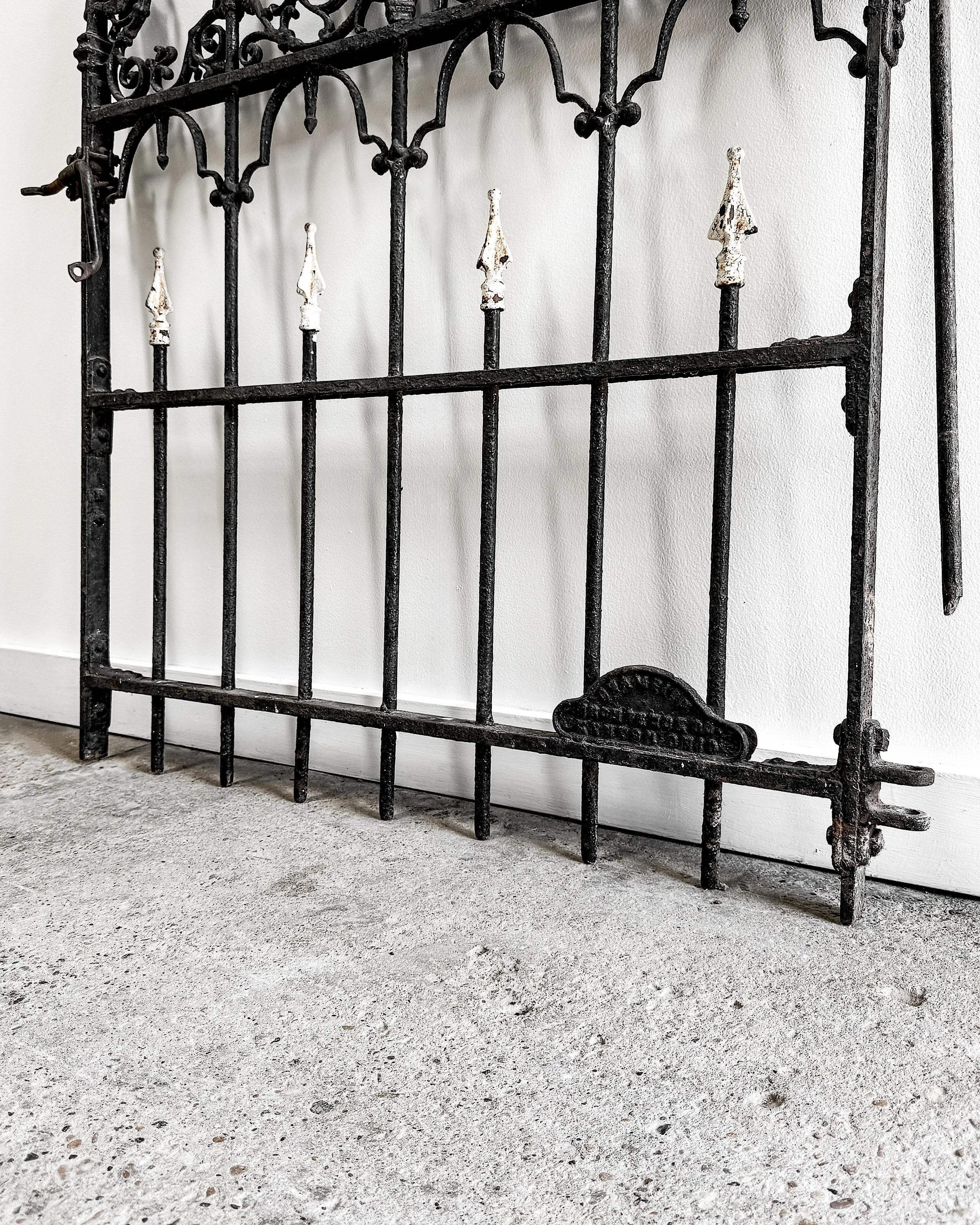 Decorative Cast Iron Victorian Garden Gate