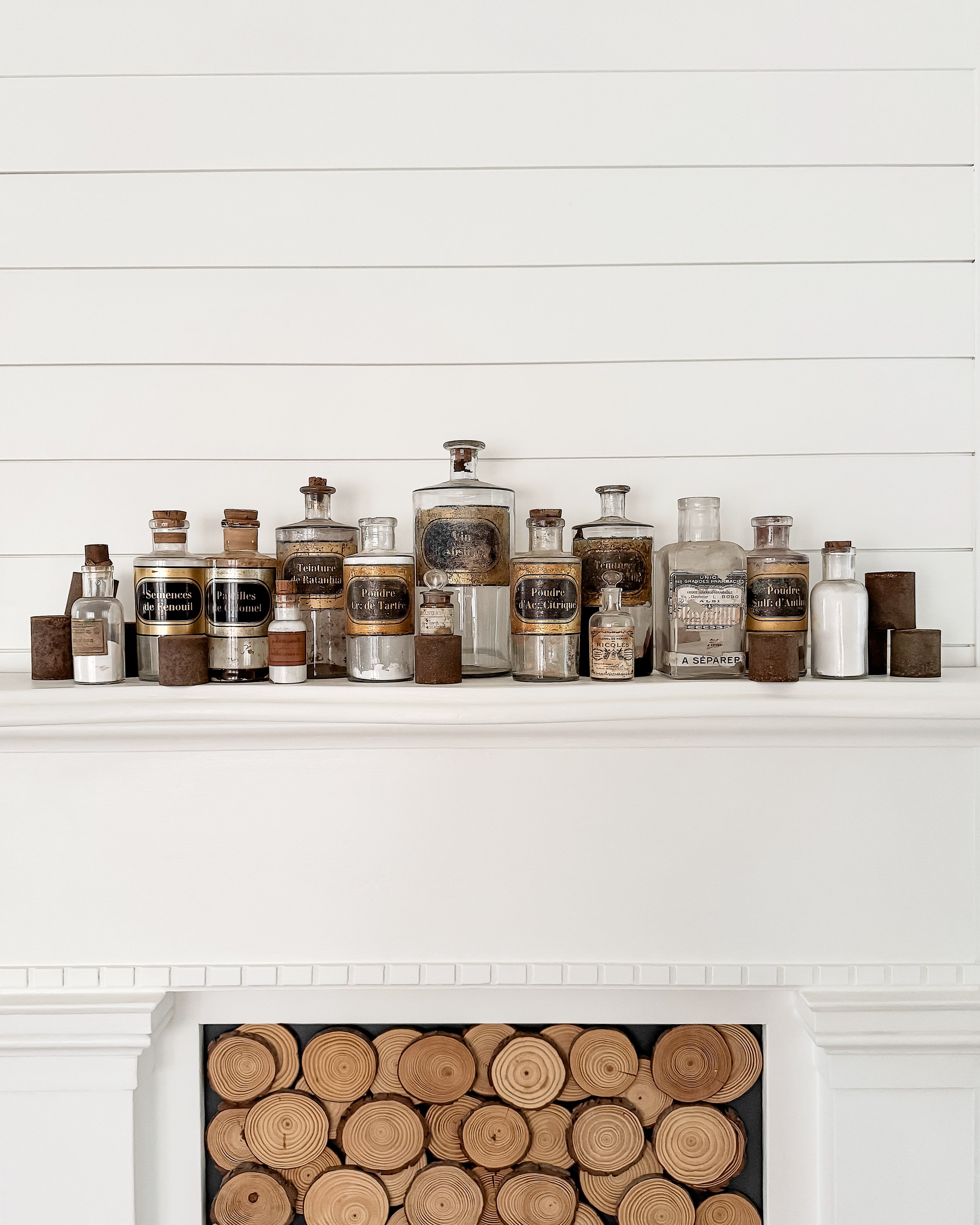 Antique French Apothecary Bottles