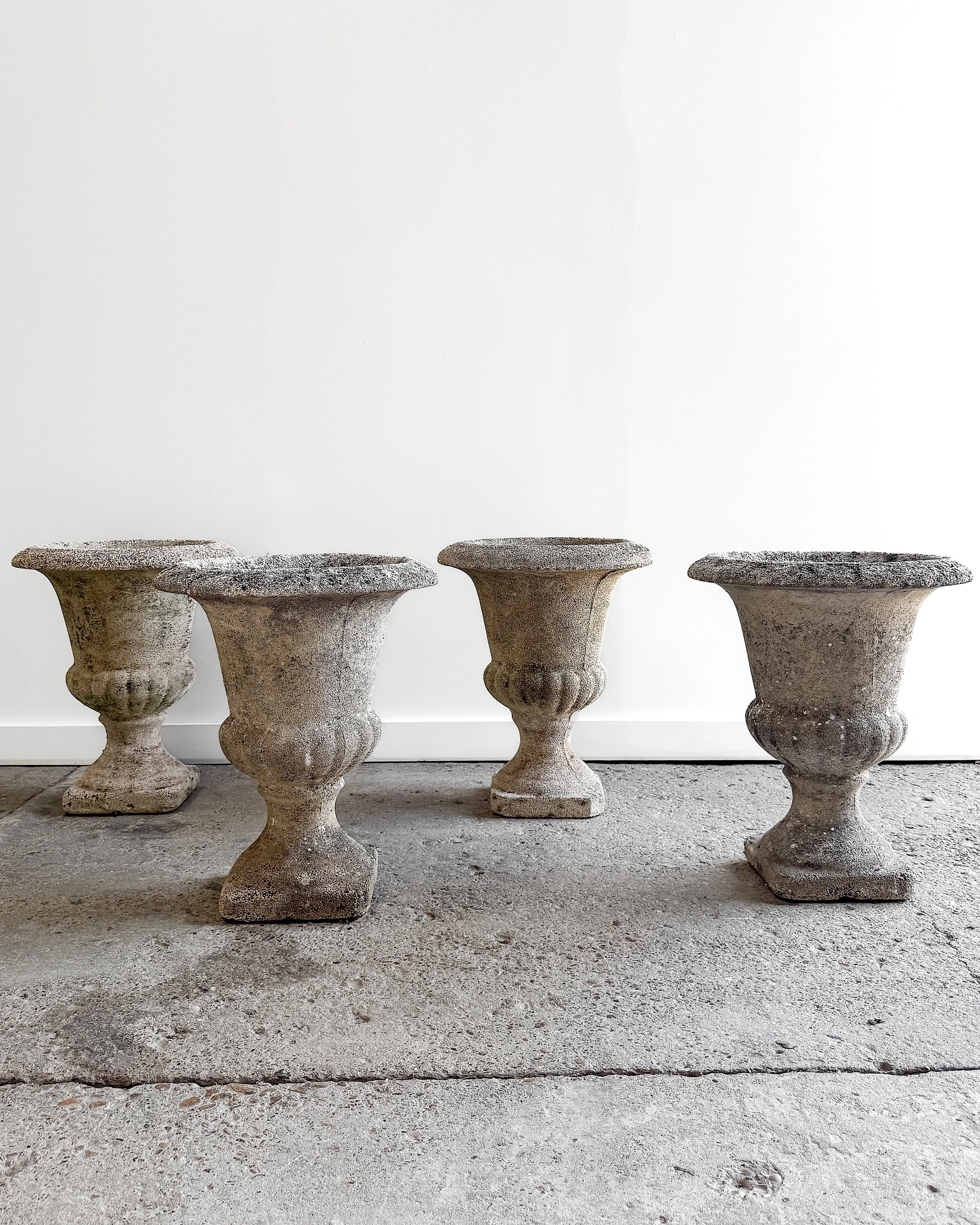 Early 20th Century French Cement Urns