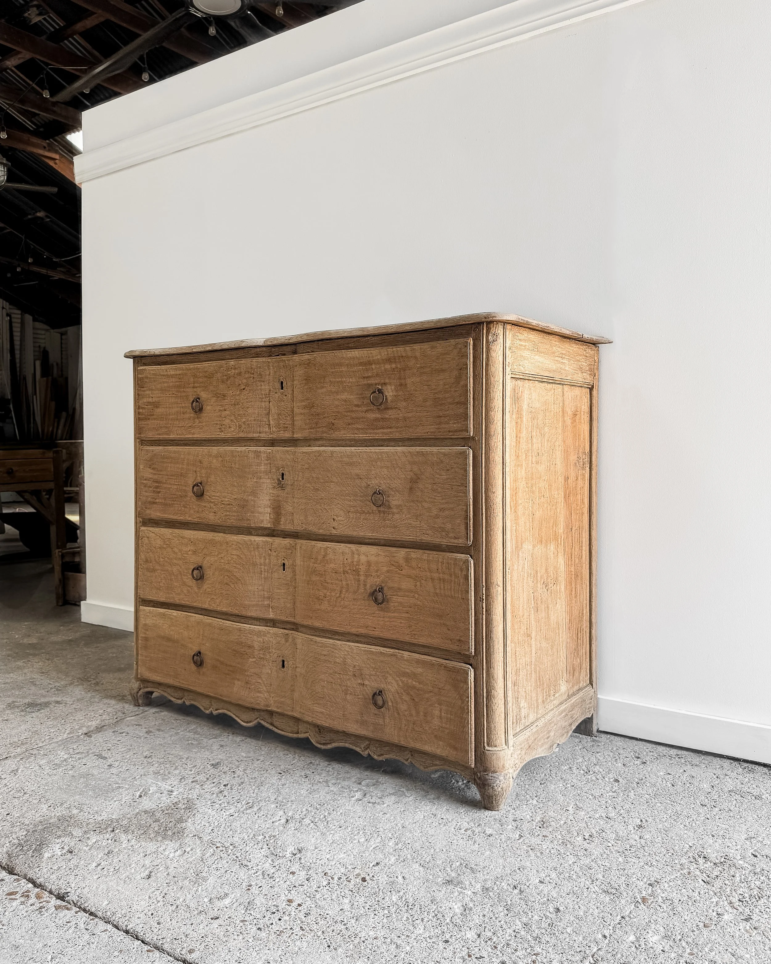 Antique French Serpentine Dresser