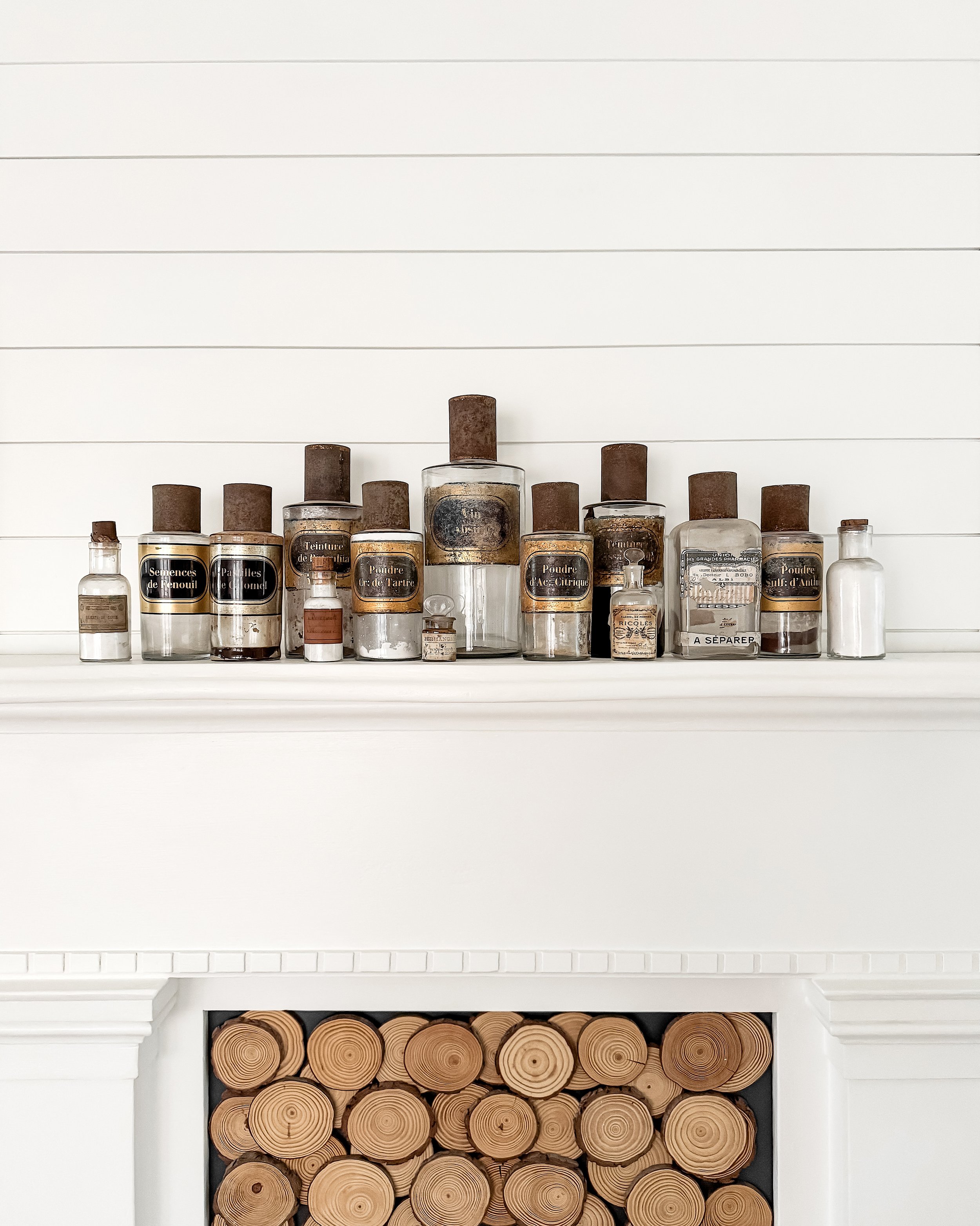 Antique French Apothecary Bottles