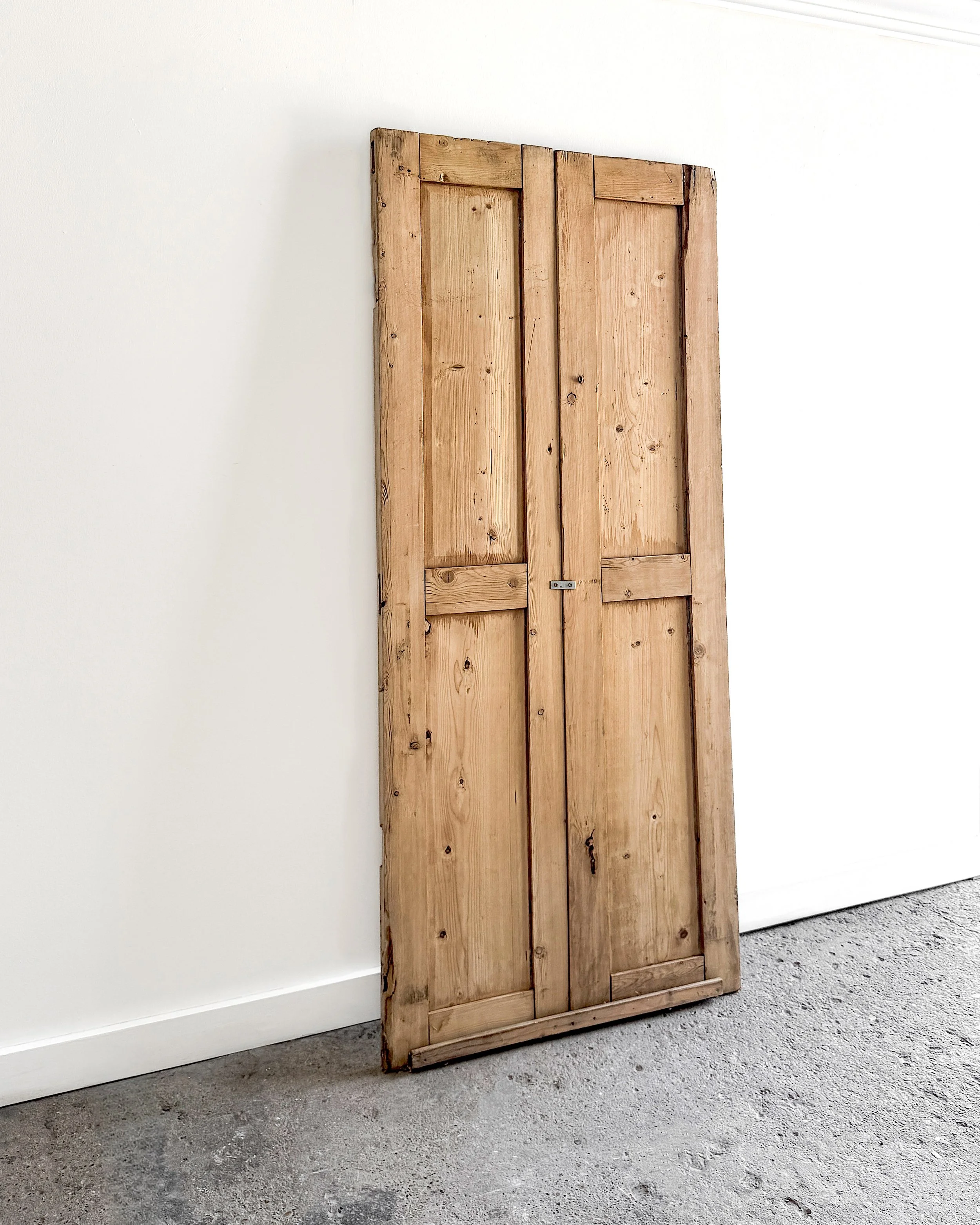 Reclaimed 19th Century English Pine Cupboard Doors