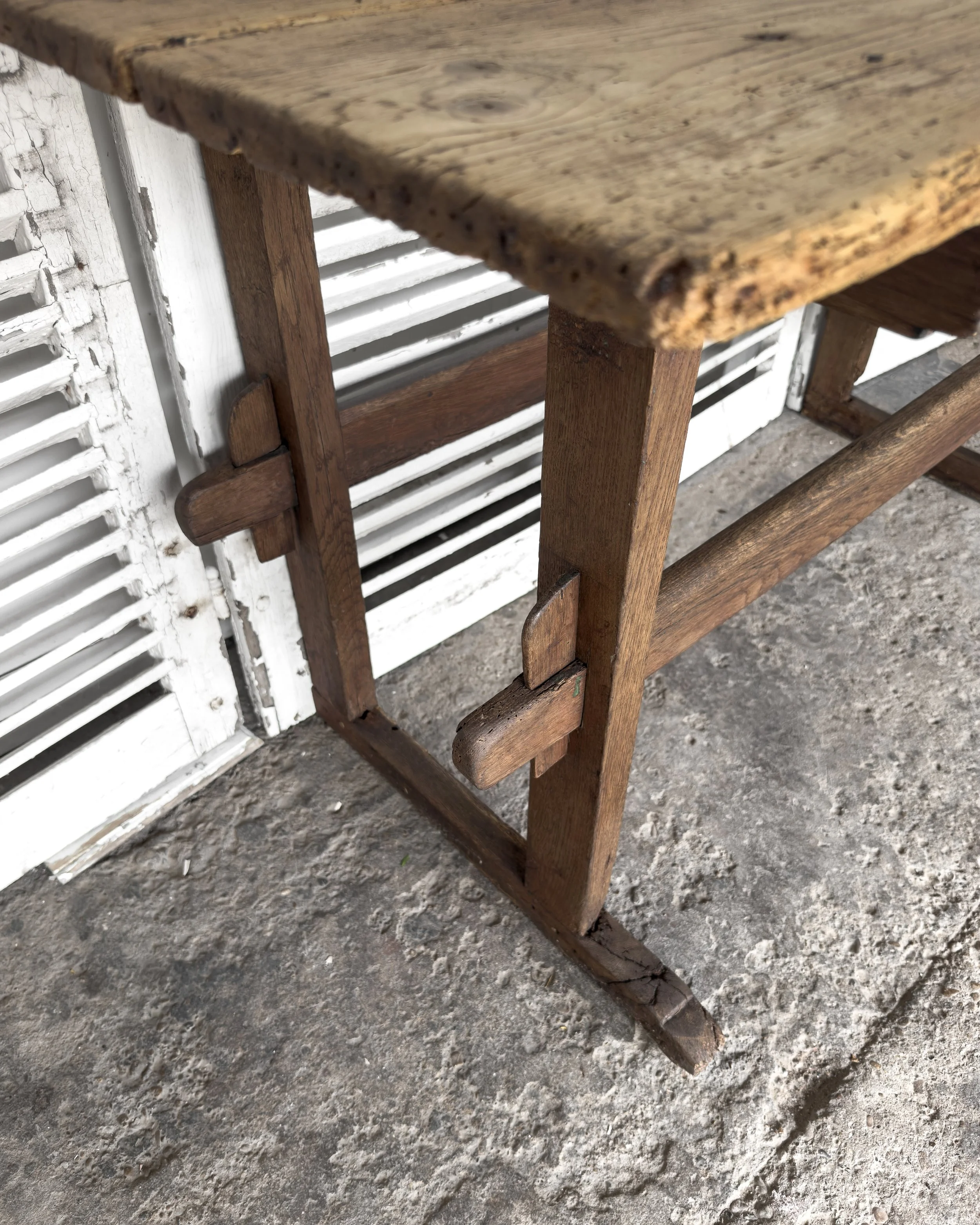Antique French Work Table Vanity