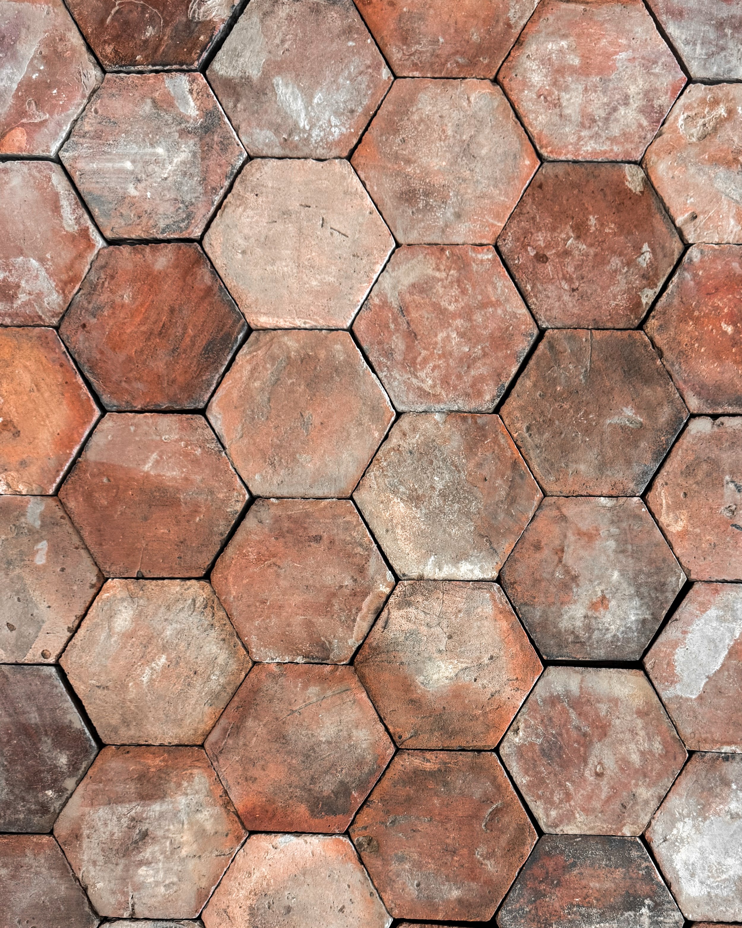 Antique Reclaimed French Terracotta Tiles