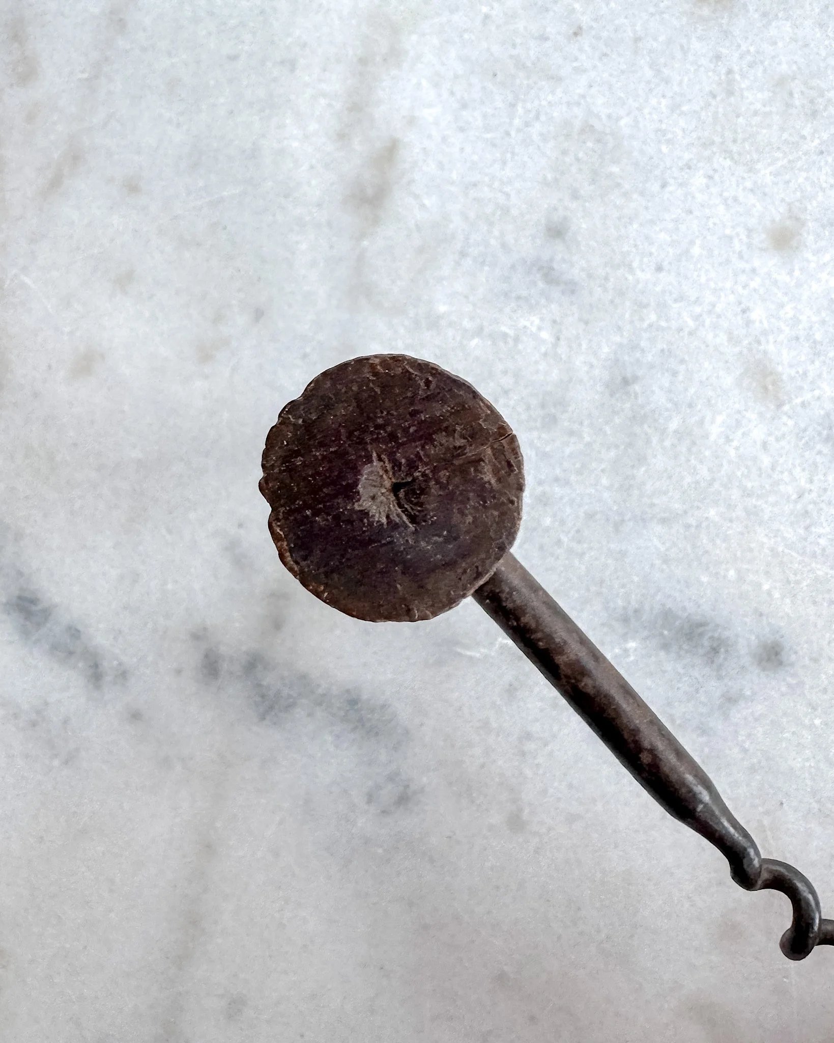 Victorian Wooden-Handled Corkscrew