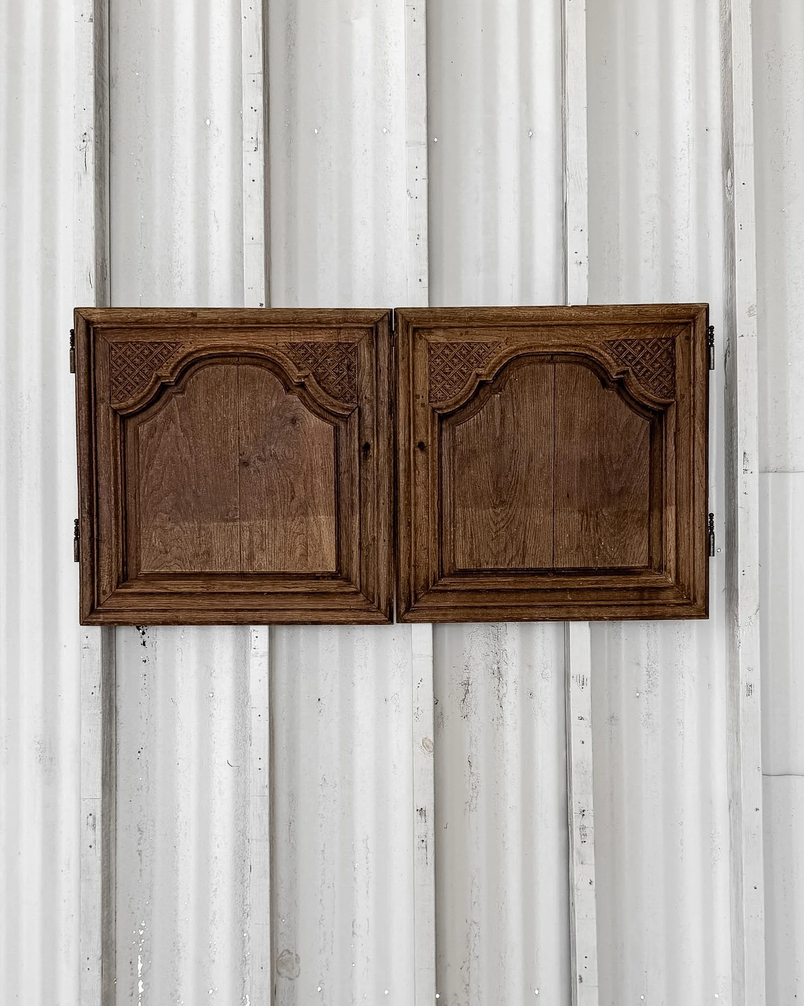 Reclaimed Antique French Oak Cupboard Doors