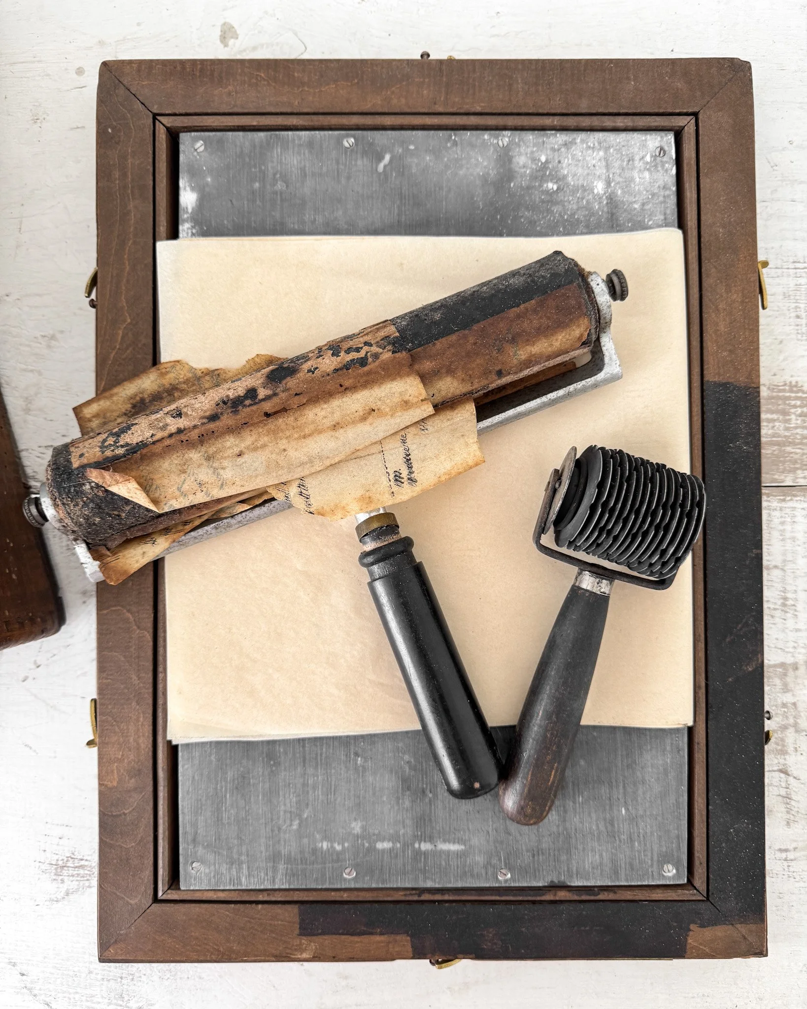 Antique French Mimeograph