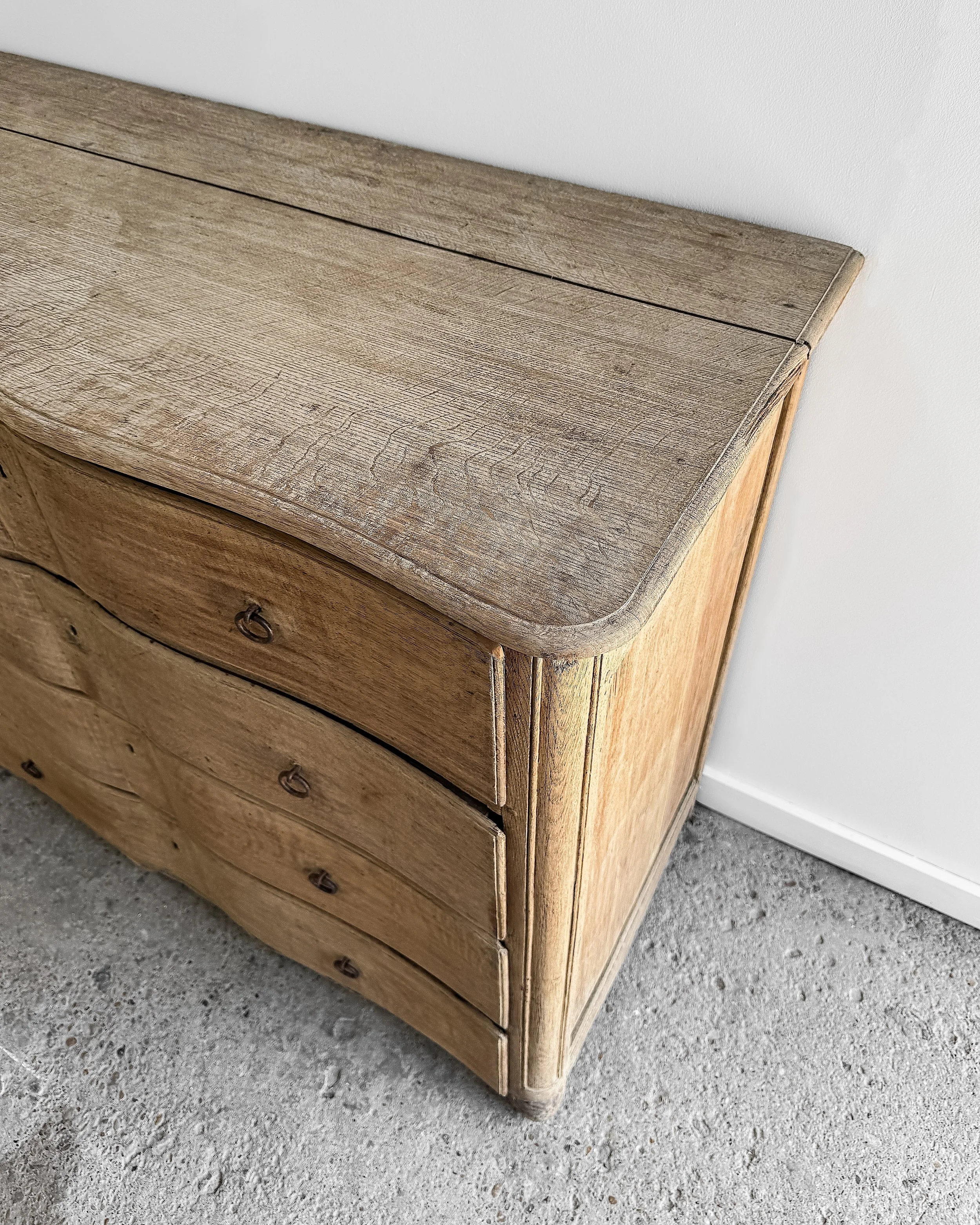 19th-Century French Serpentine Chest of Drawers