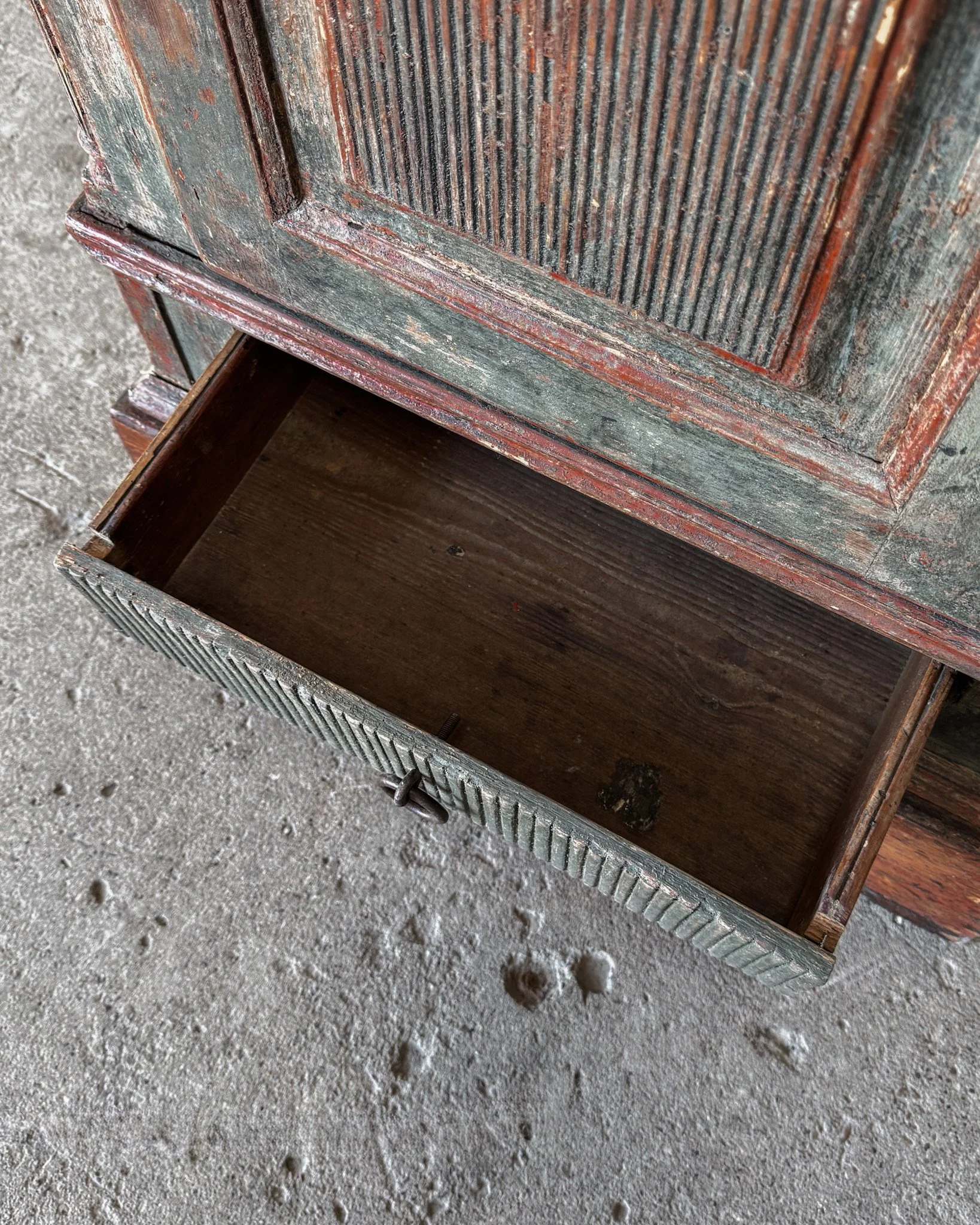 18th Century Swedish Rococo Tobacco Cabinet