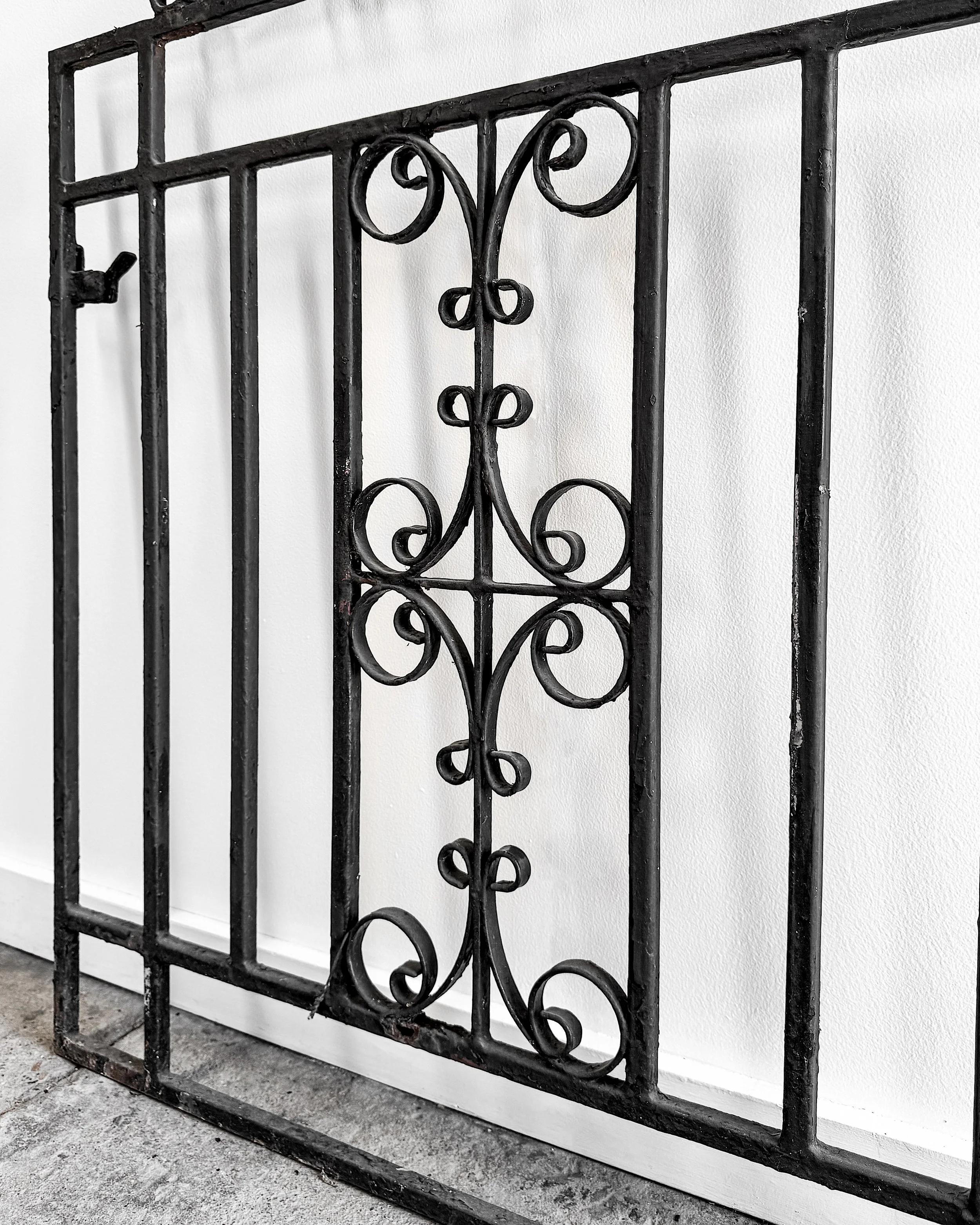 Early 20th Century Wrought Iron English Garden Gate