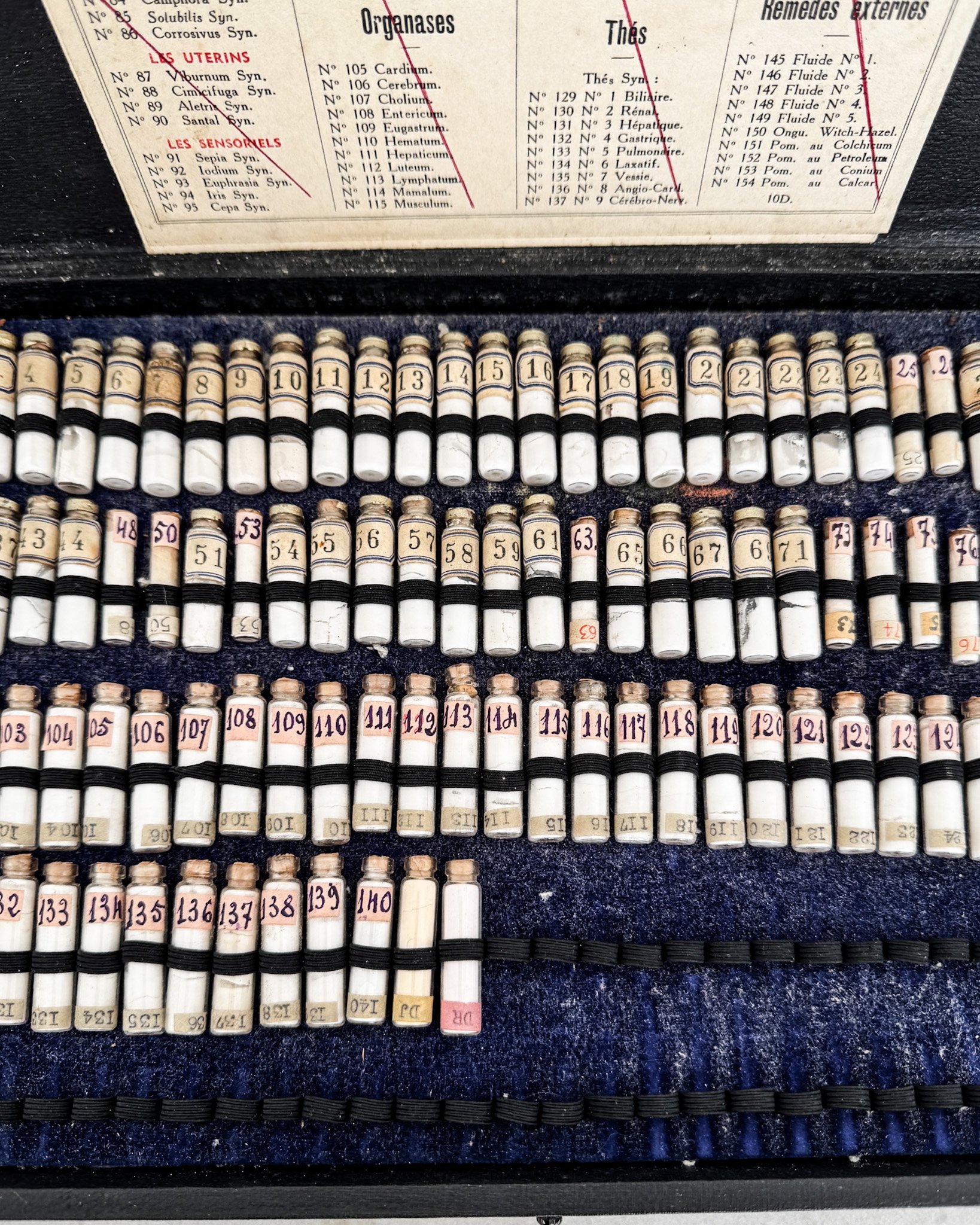 Antique French Homeopathic Set