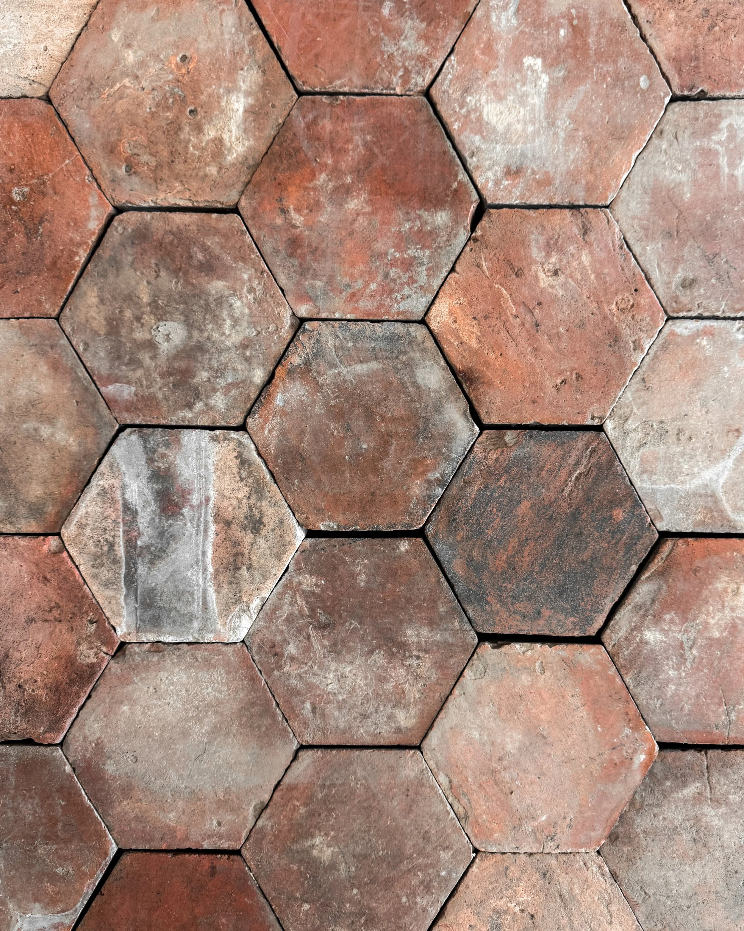 Antique Reclaimed French Terracotta Tiles
