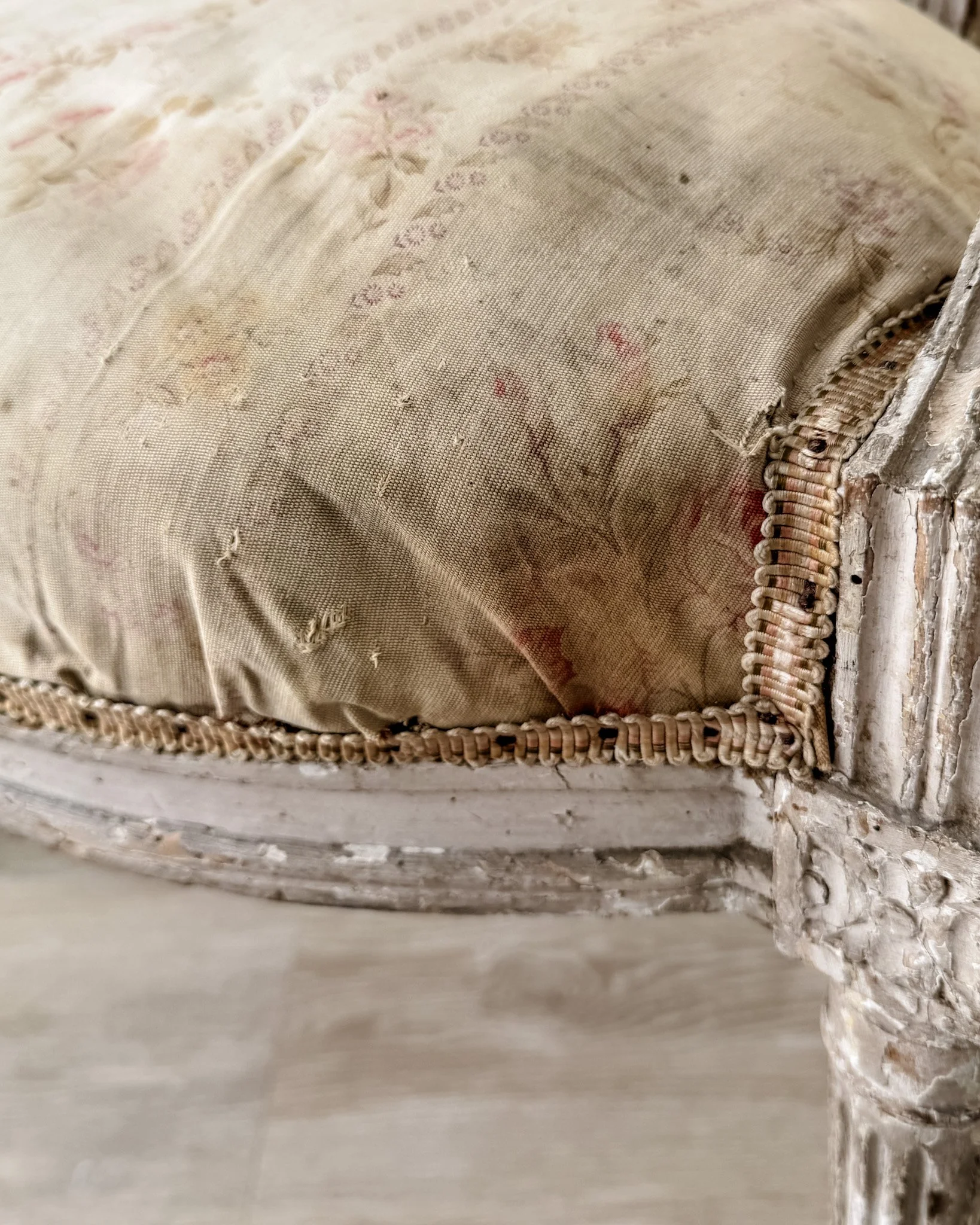 19th-Century French Louis XVI Style Fauteuil Armchairs