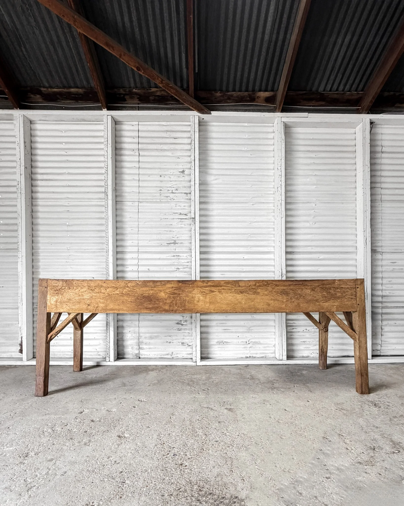 Baker’s Table with End Drawers