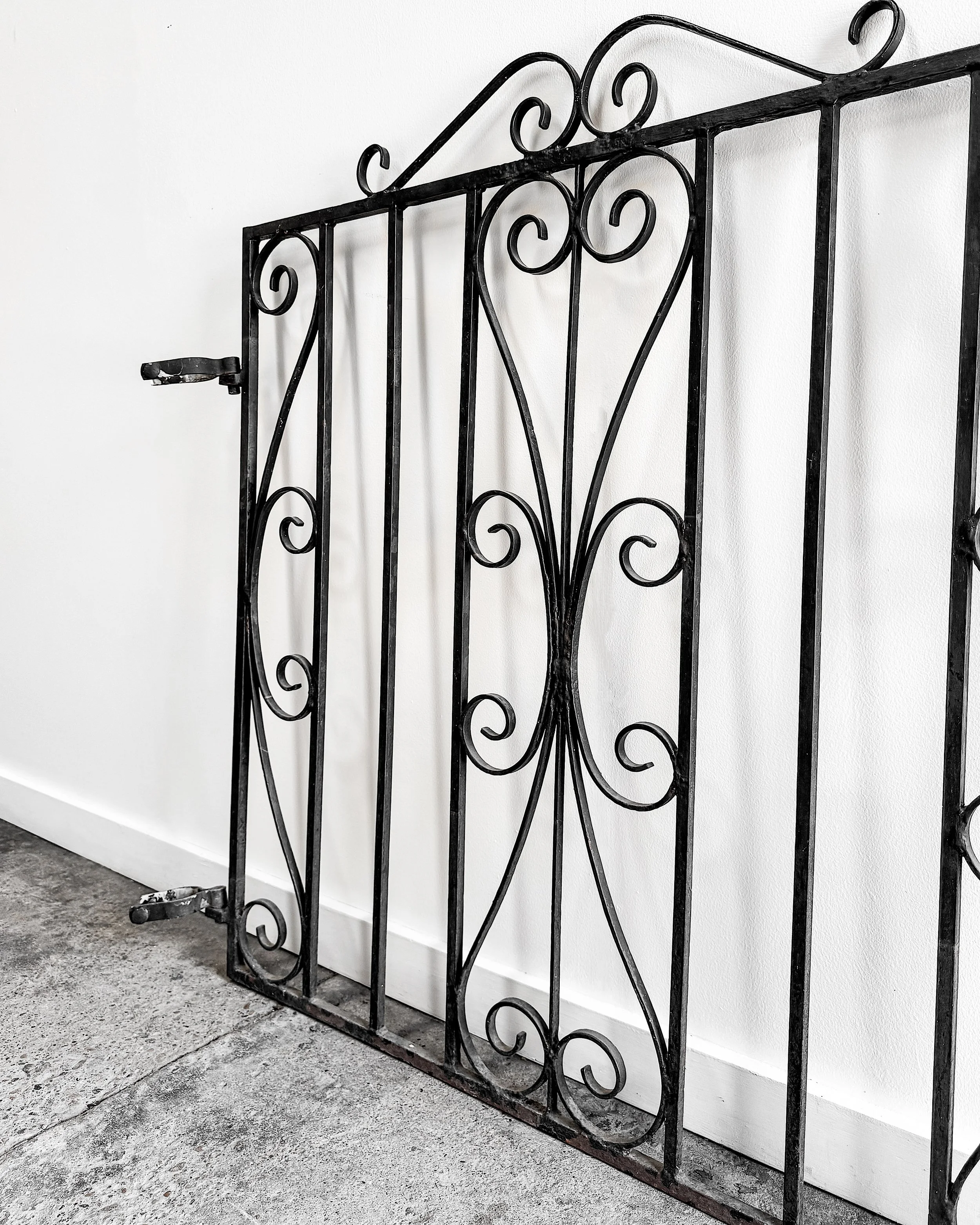 Early 20th Century Wrought Iron English Garden Gate