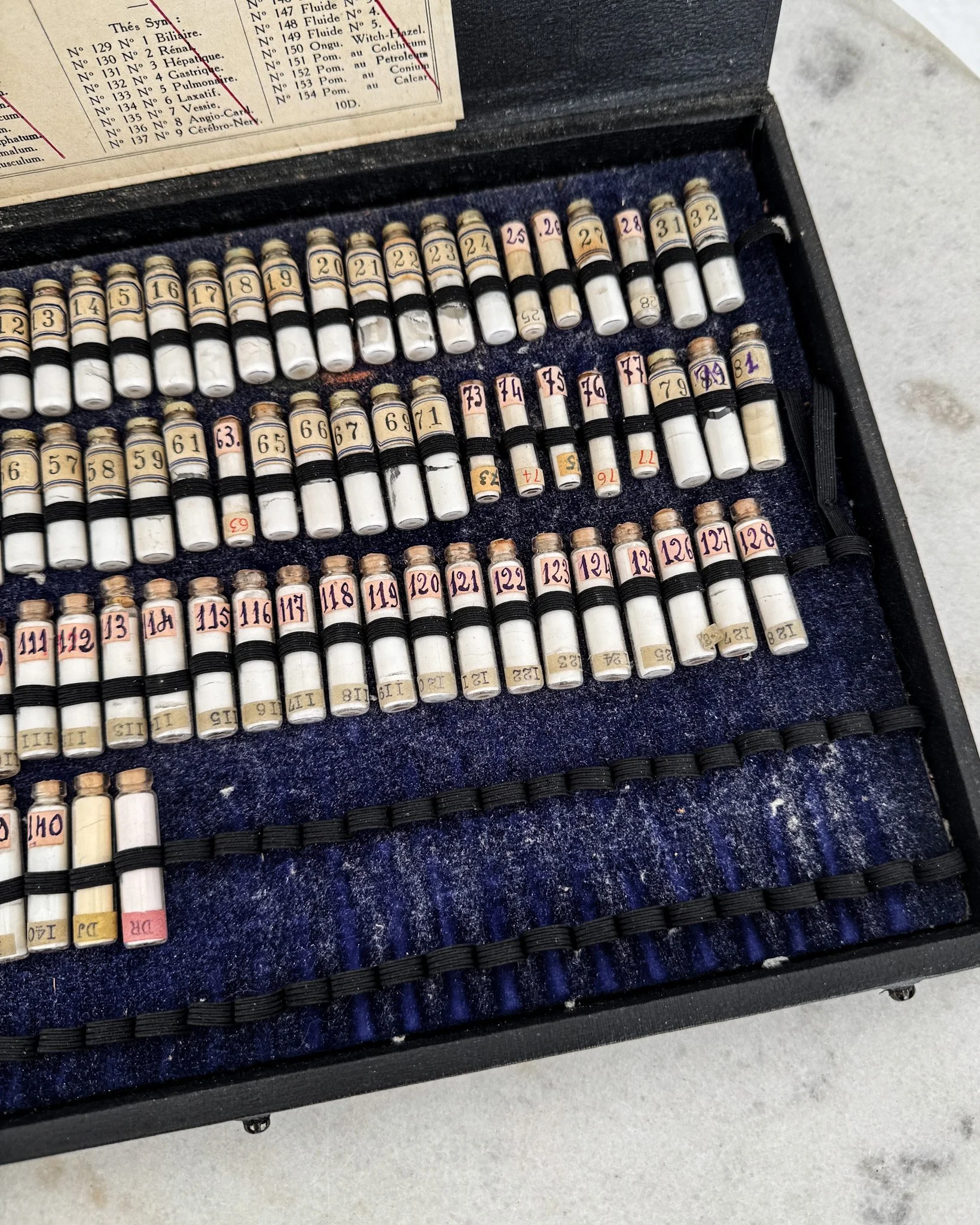 Antique French Homeopathic Set