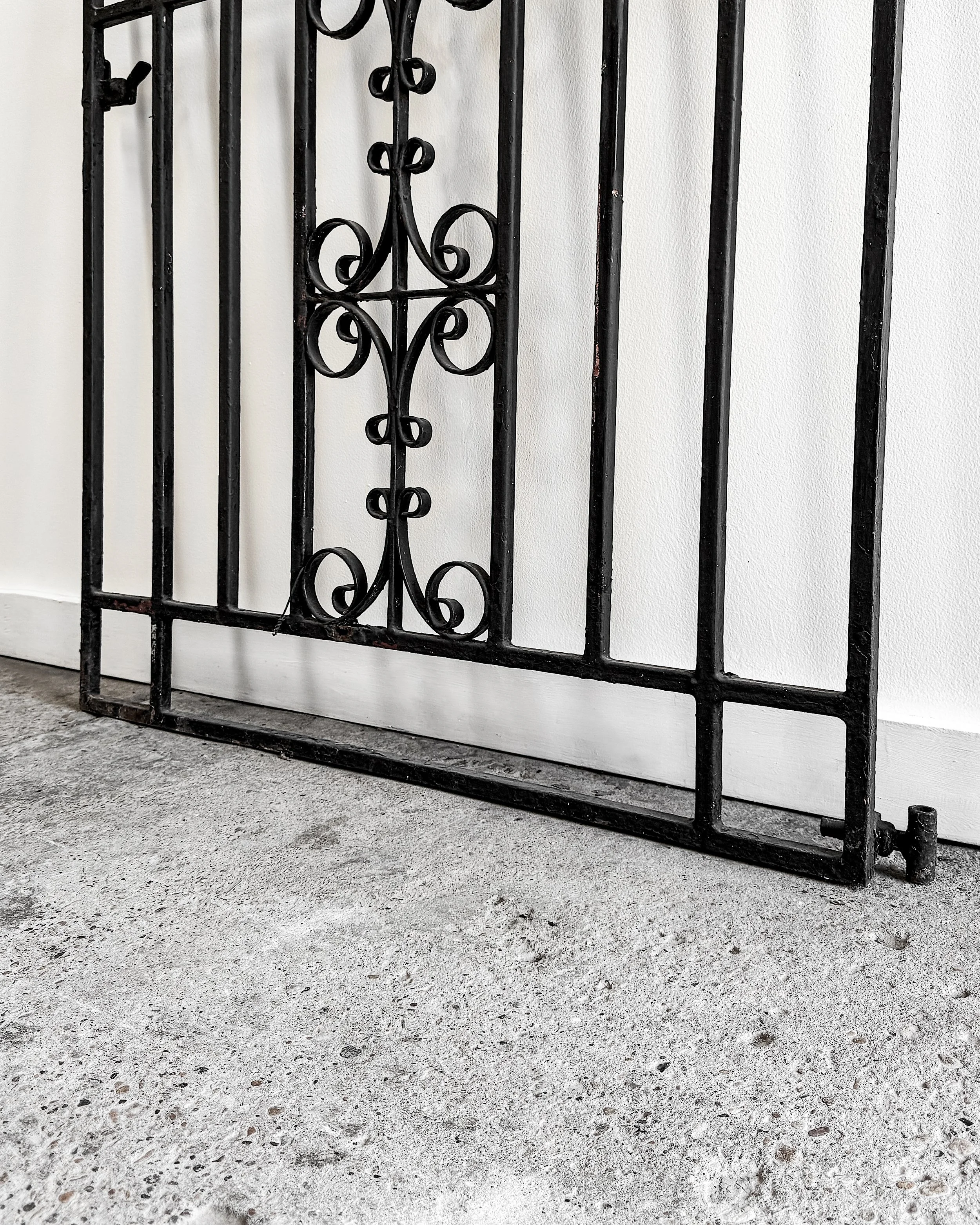 Early 20th Century Wrought Iron English Garden Gate