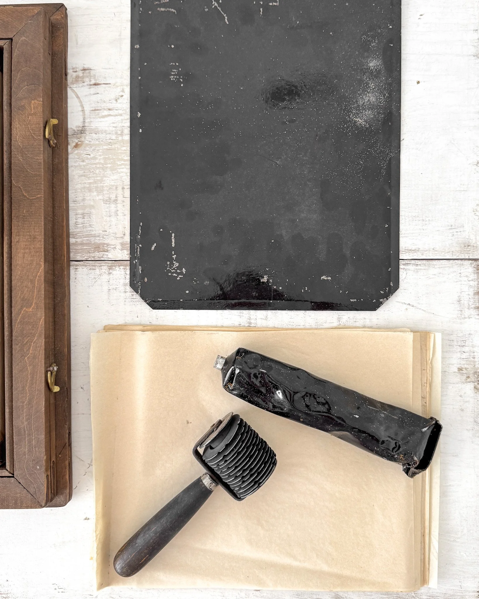 Antique French Mimeograph