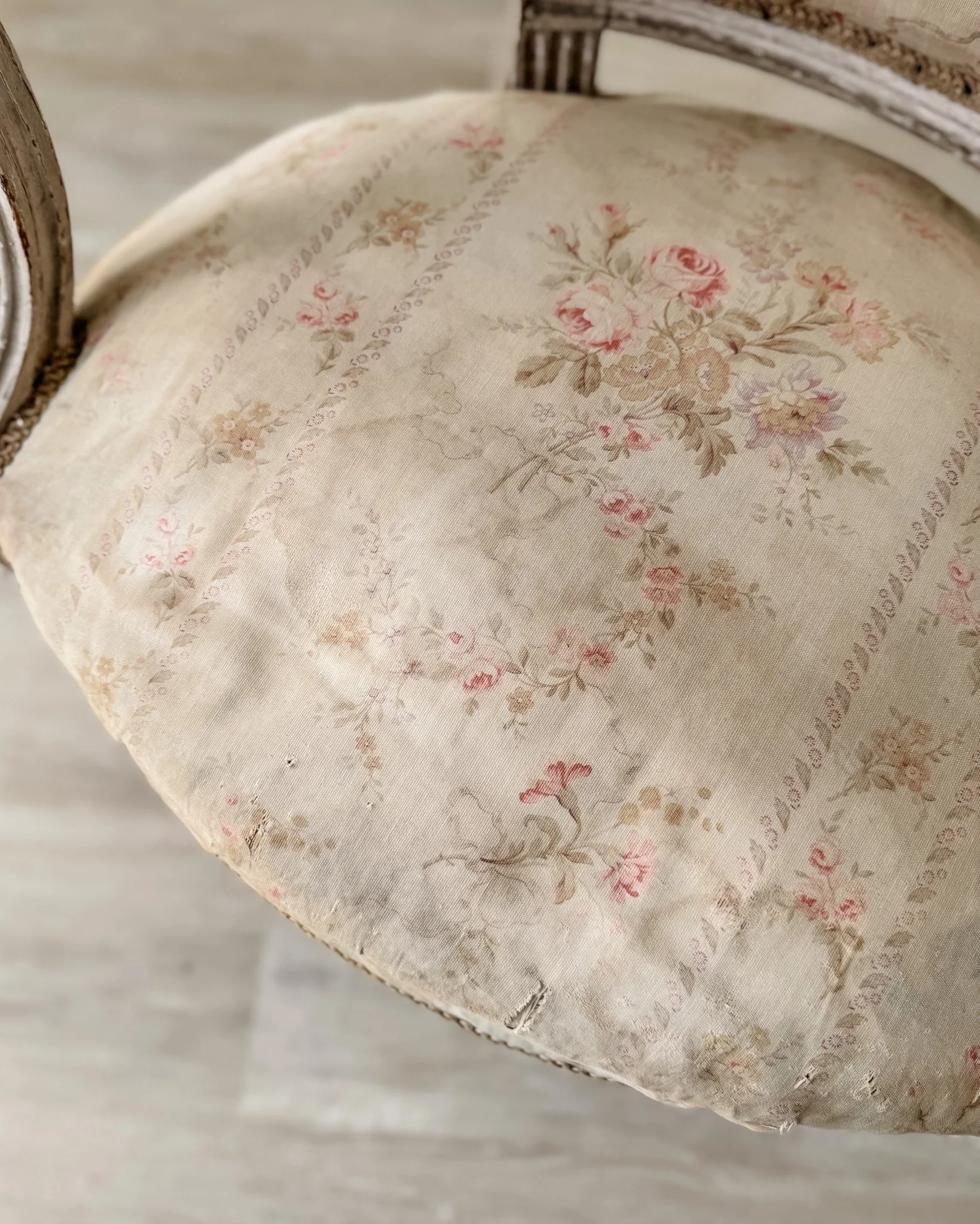 19th-Century French Louis XVI Style Fauteuil Armchairs