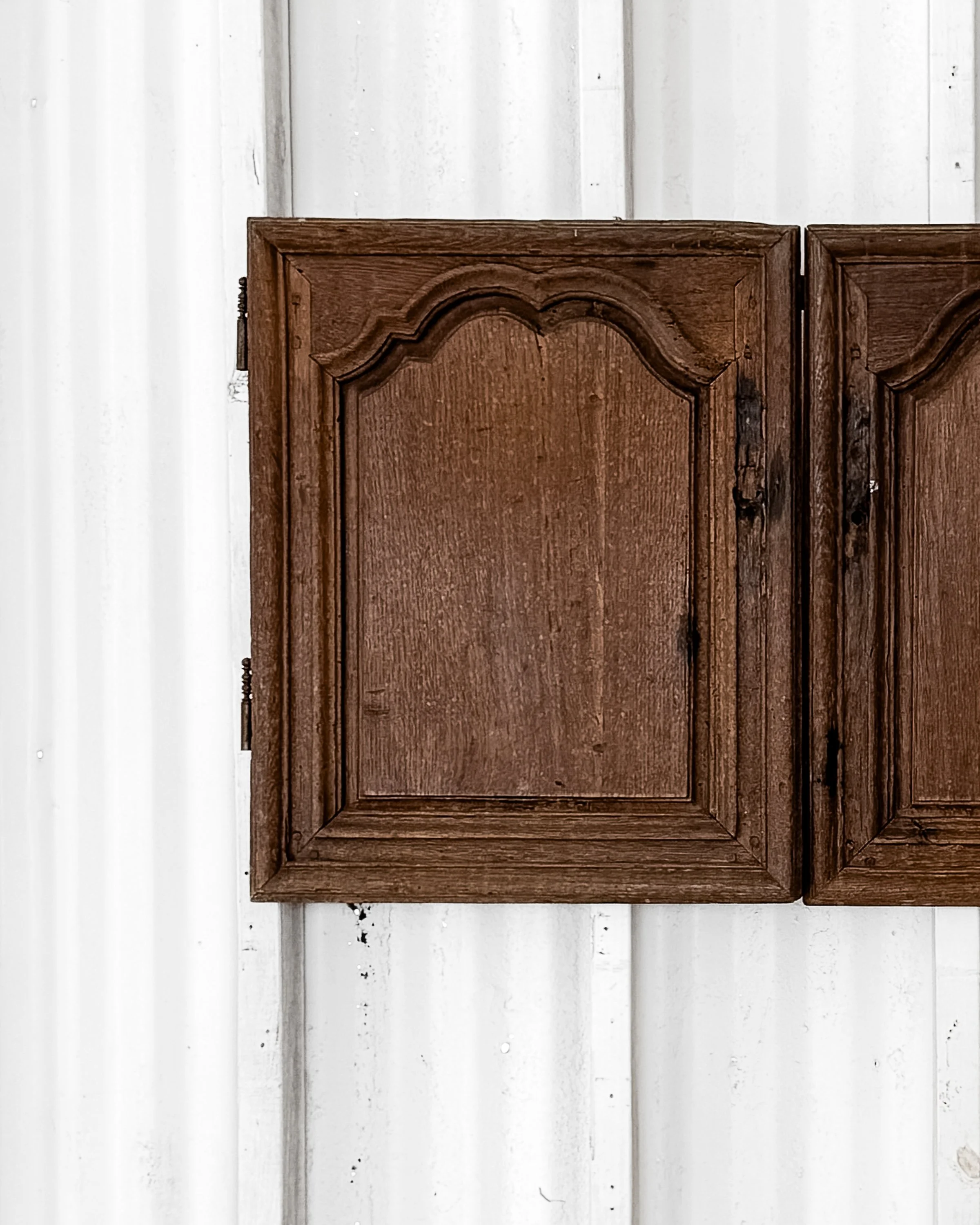 (Pair) Cupboard Doors, Provincial, 37.375" x 22.75