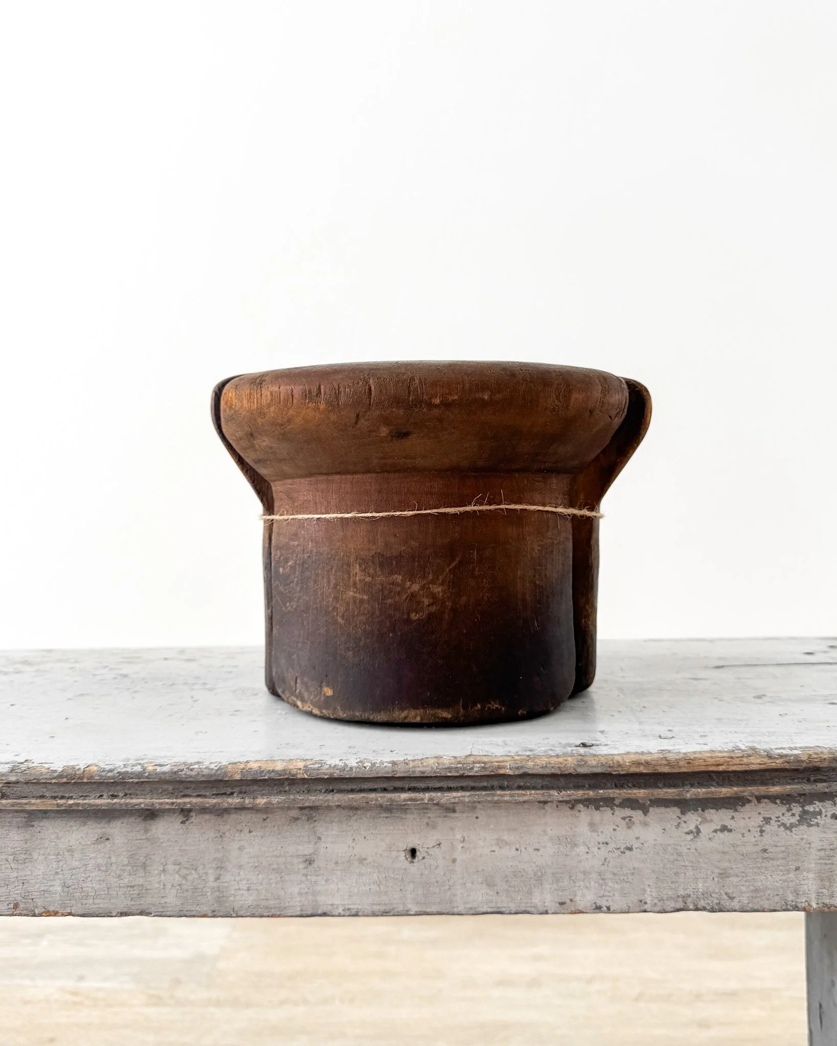 Antique Wooden Puzzle Hat Blocks