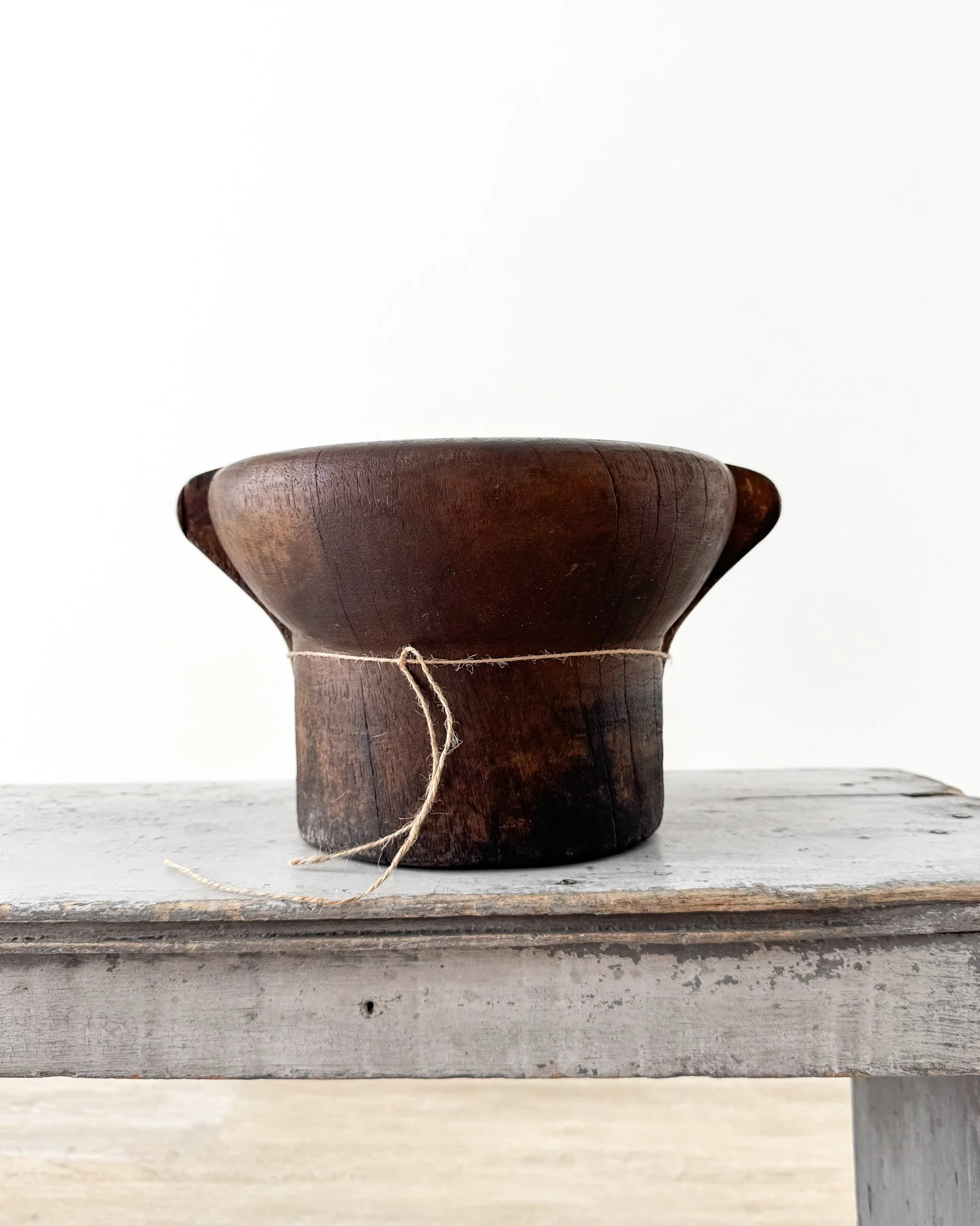 Antique Wooden Puzzle Hat Blocks