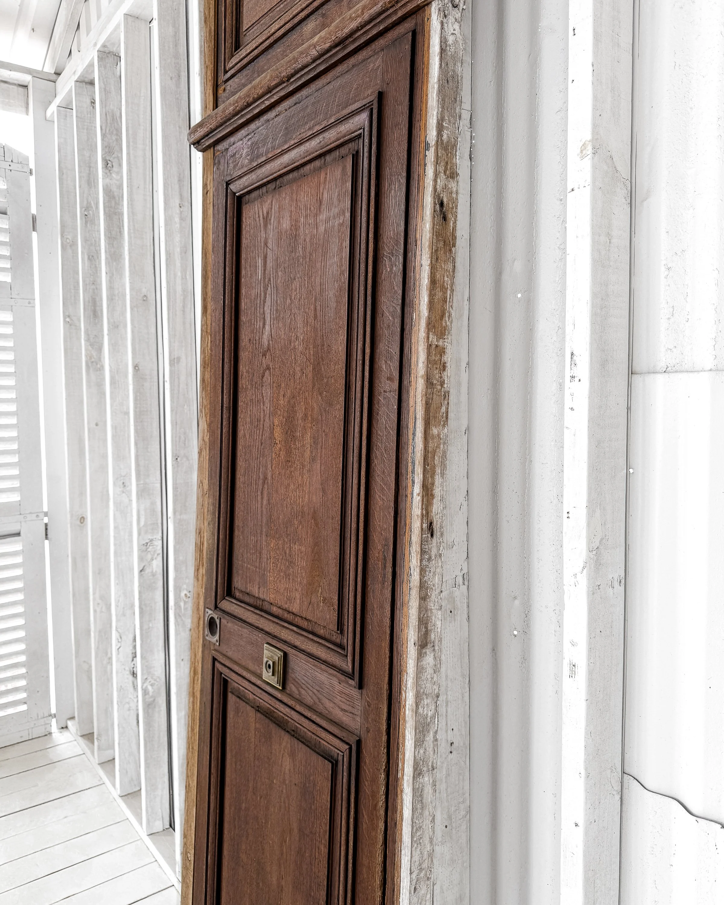 Salvaged Antique French Door