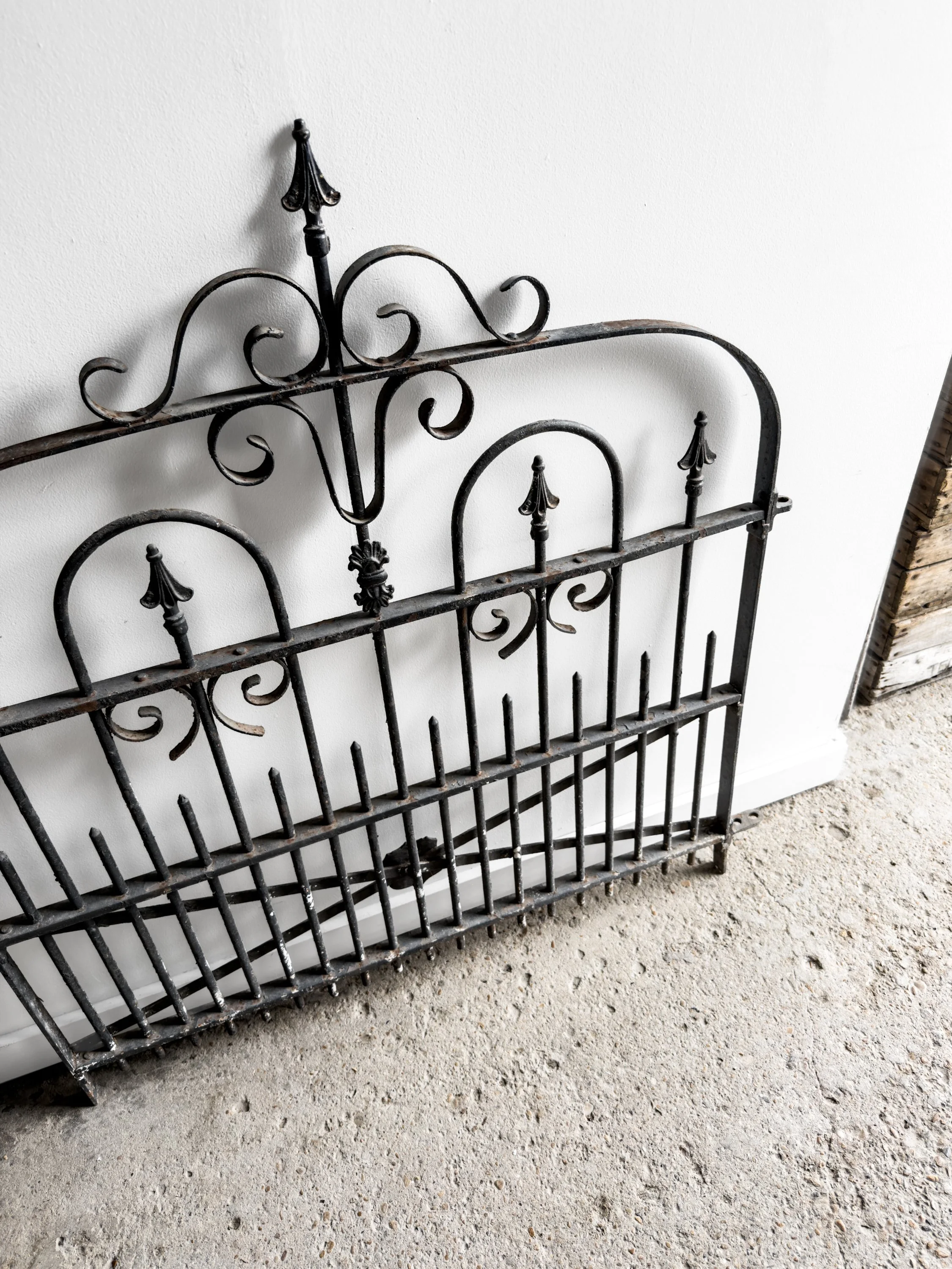 Antique 19th-Century Wrought Iron Garden Gate