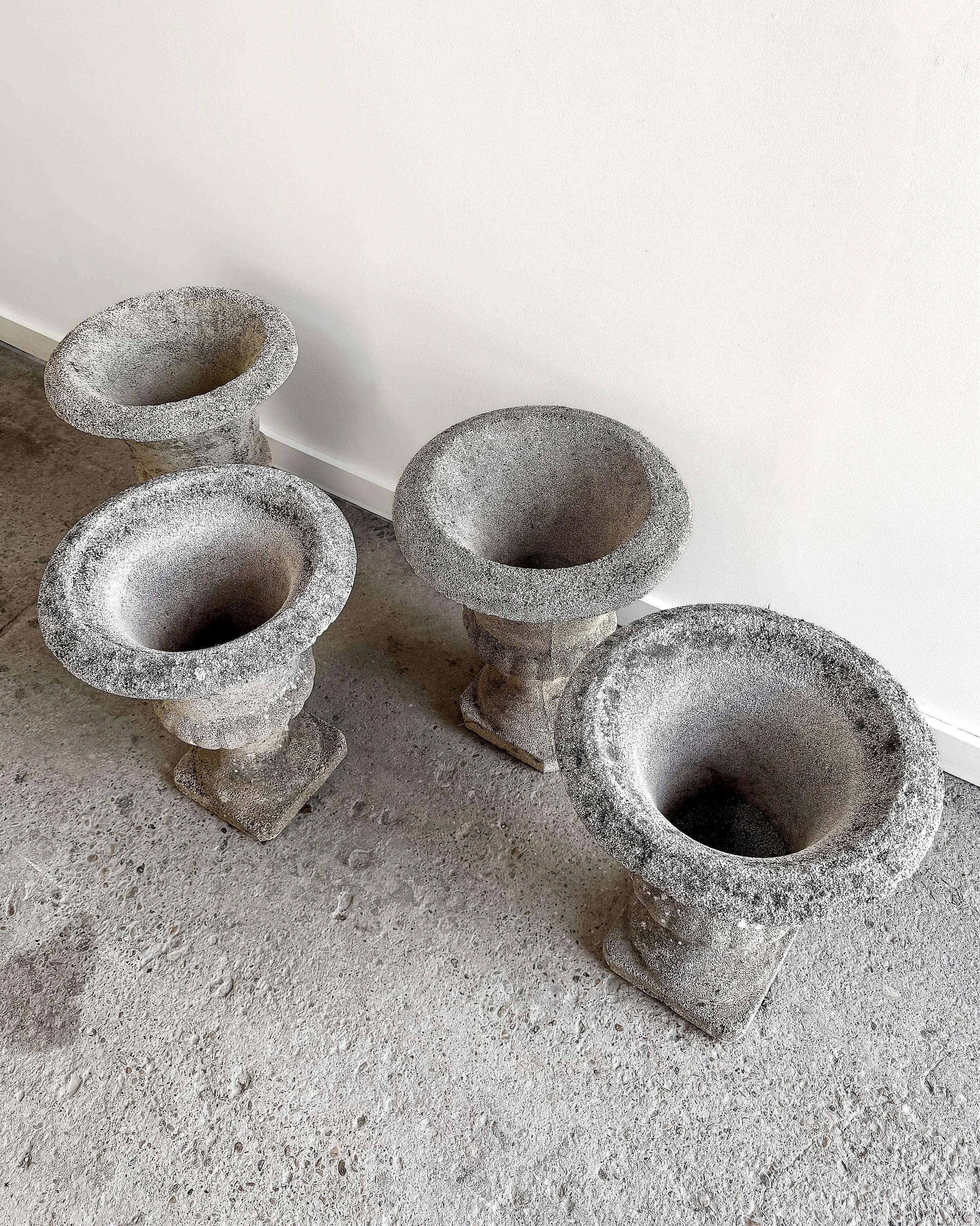 Early 20th Century French Cement Urns