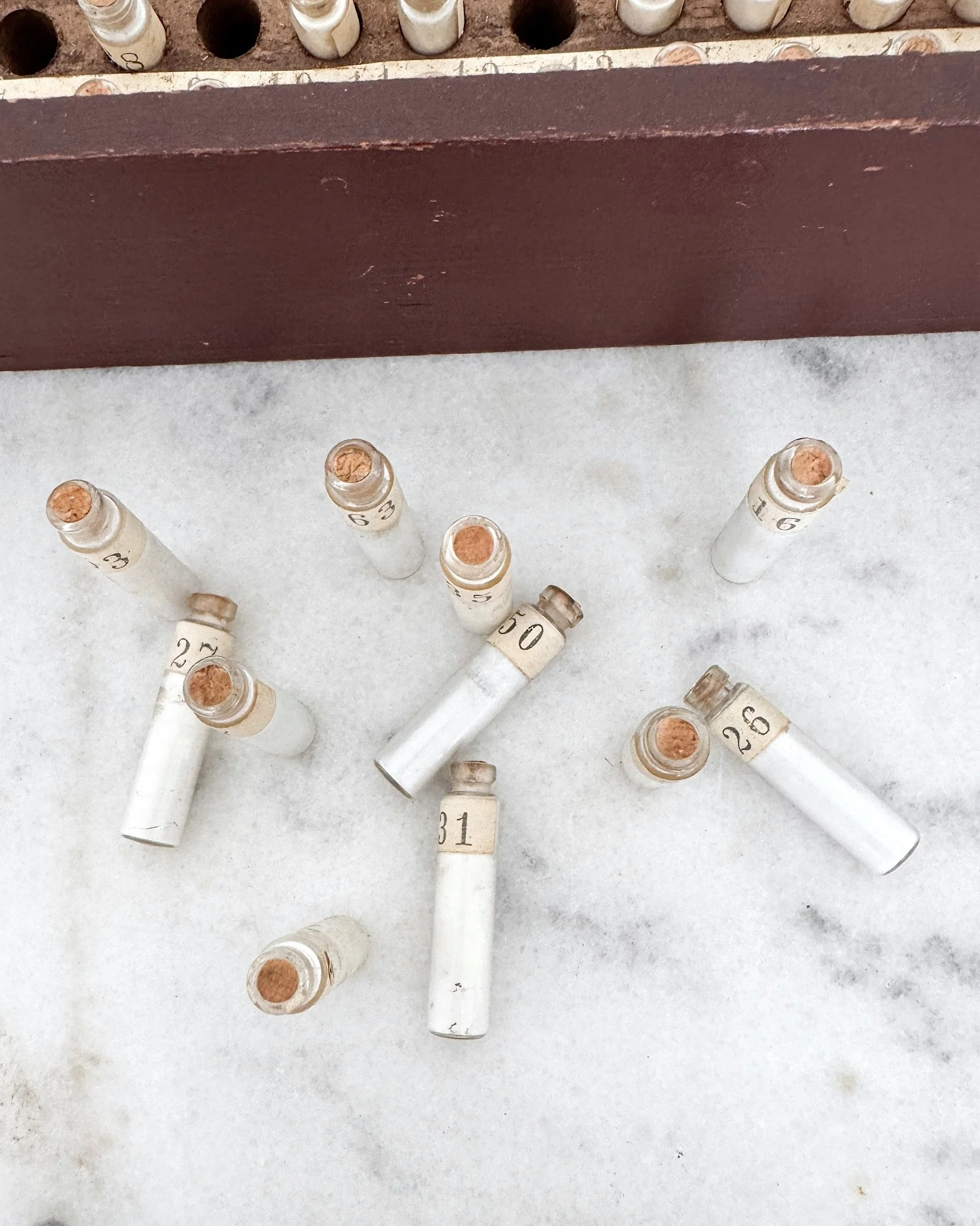 Antique French Homeopathic Pharmacy Compounding Set