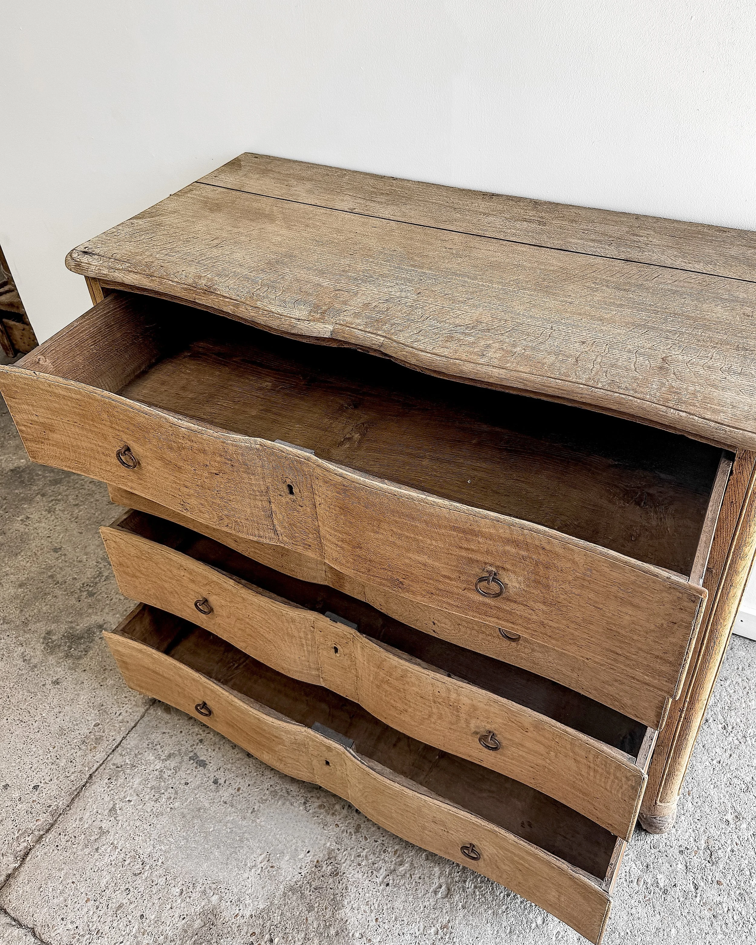 19th-Century French Serpentine Chest of Drawers
