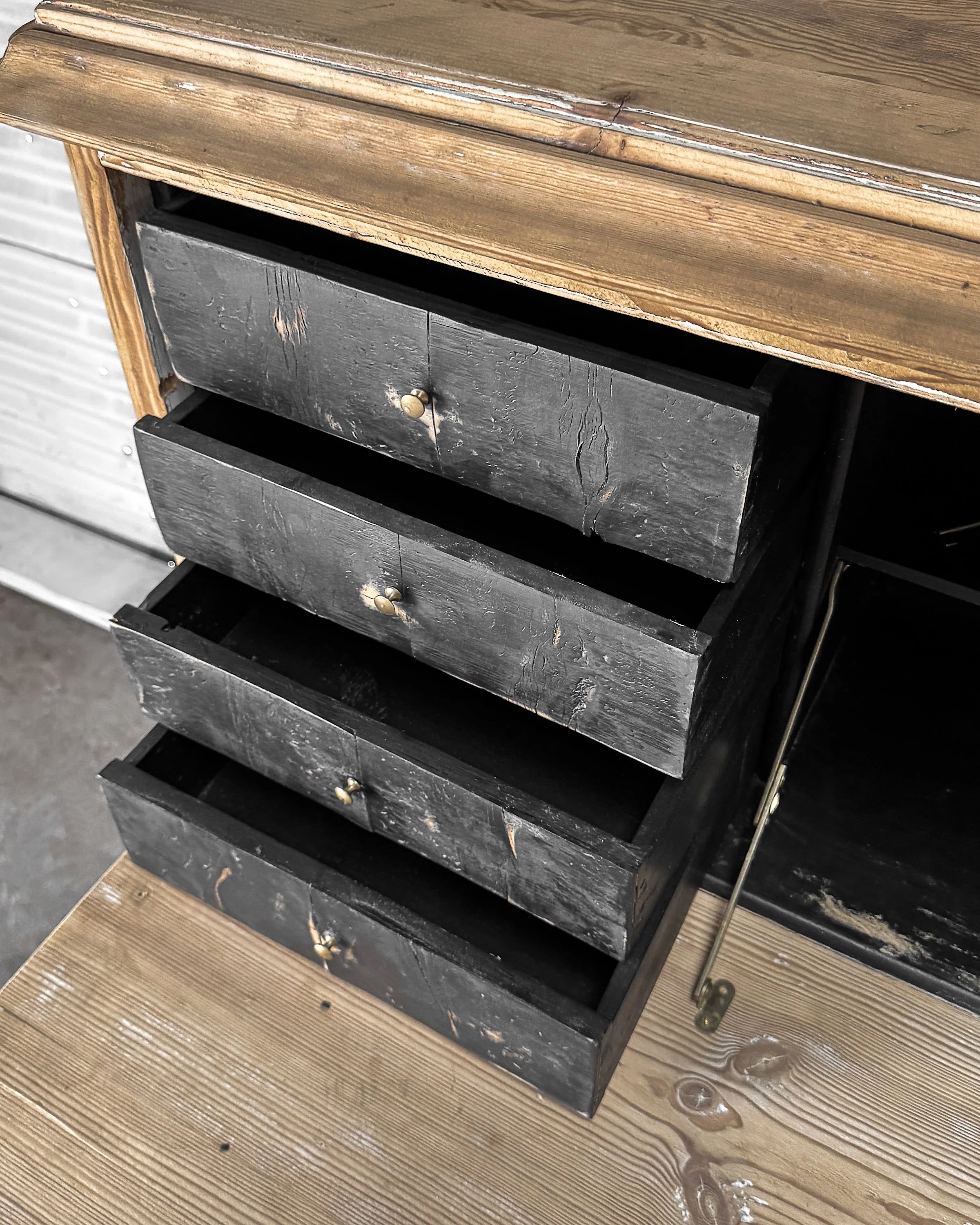 18th century Swedish Gustavian Mora Clock Secretary