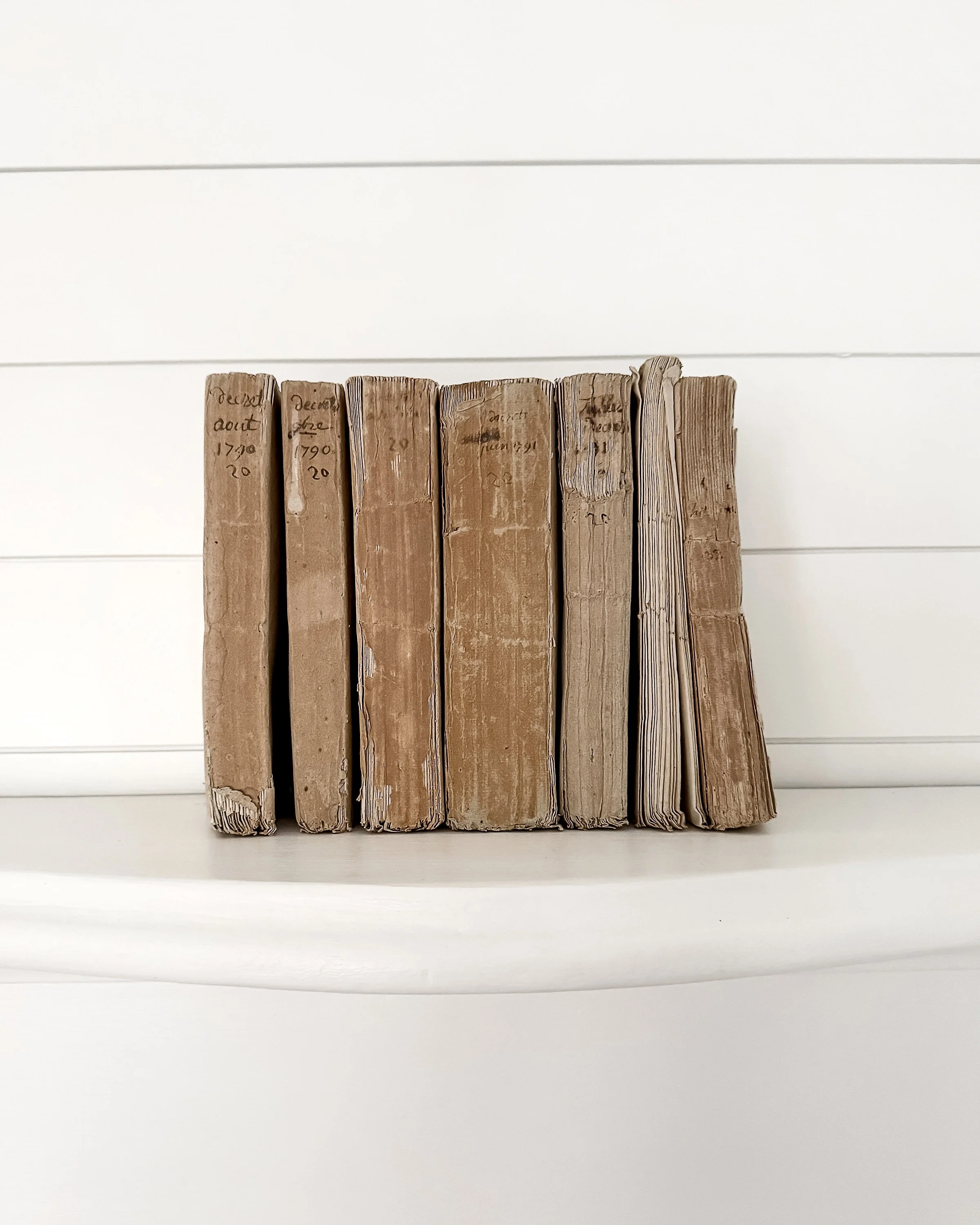 Set of 6 18th c. French Revolutionary Assembly Books