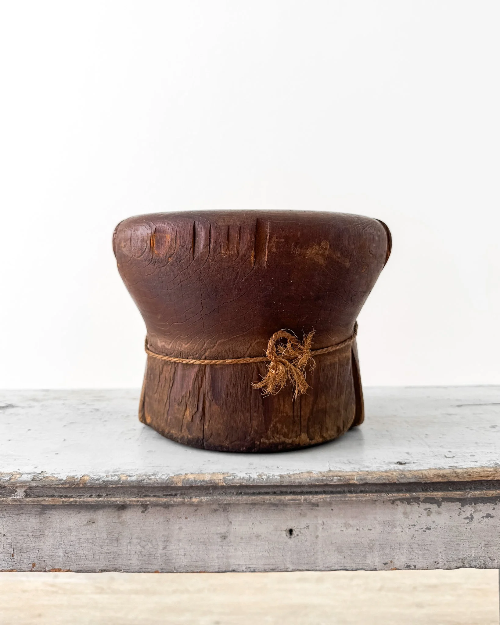 Antique Wooden Puzzle Hat Blocks