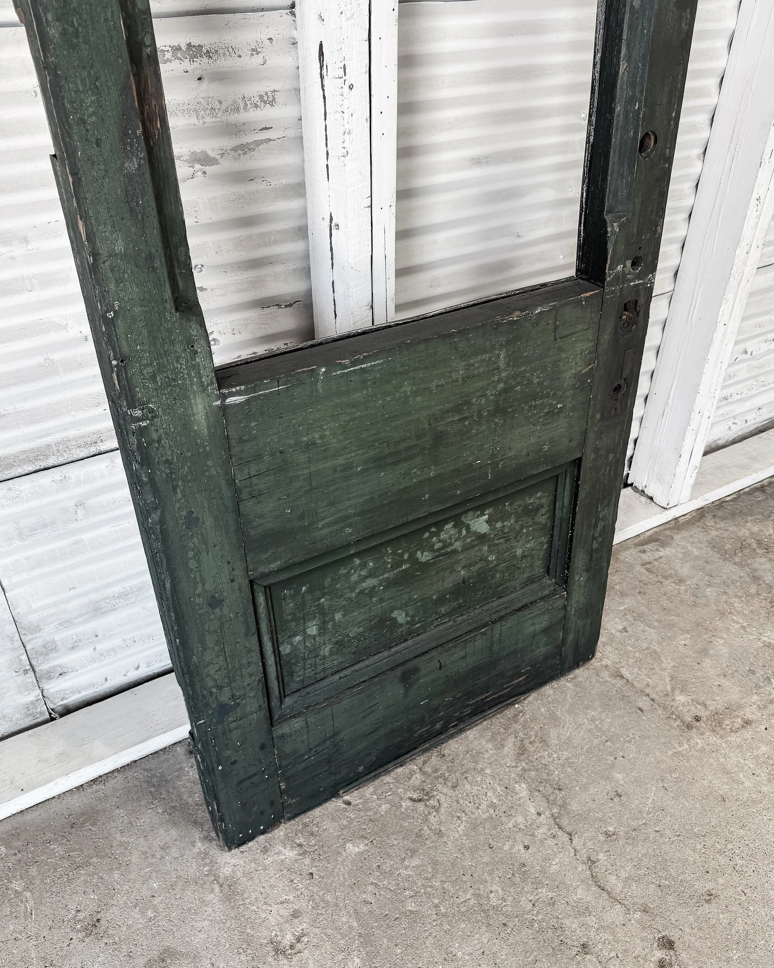 Salvaged Antique Victorian Door