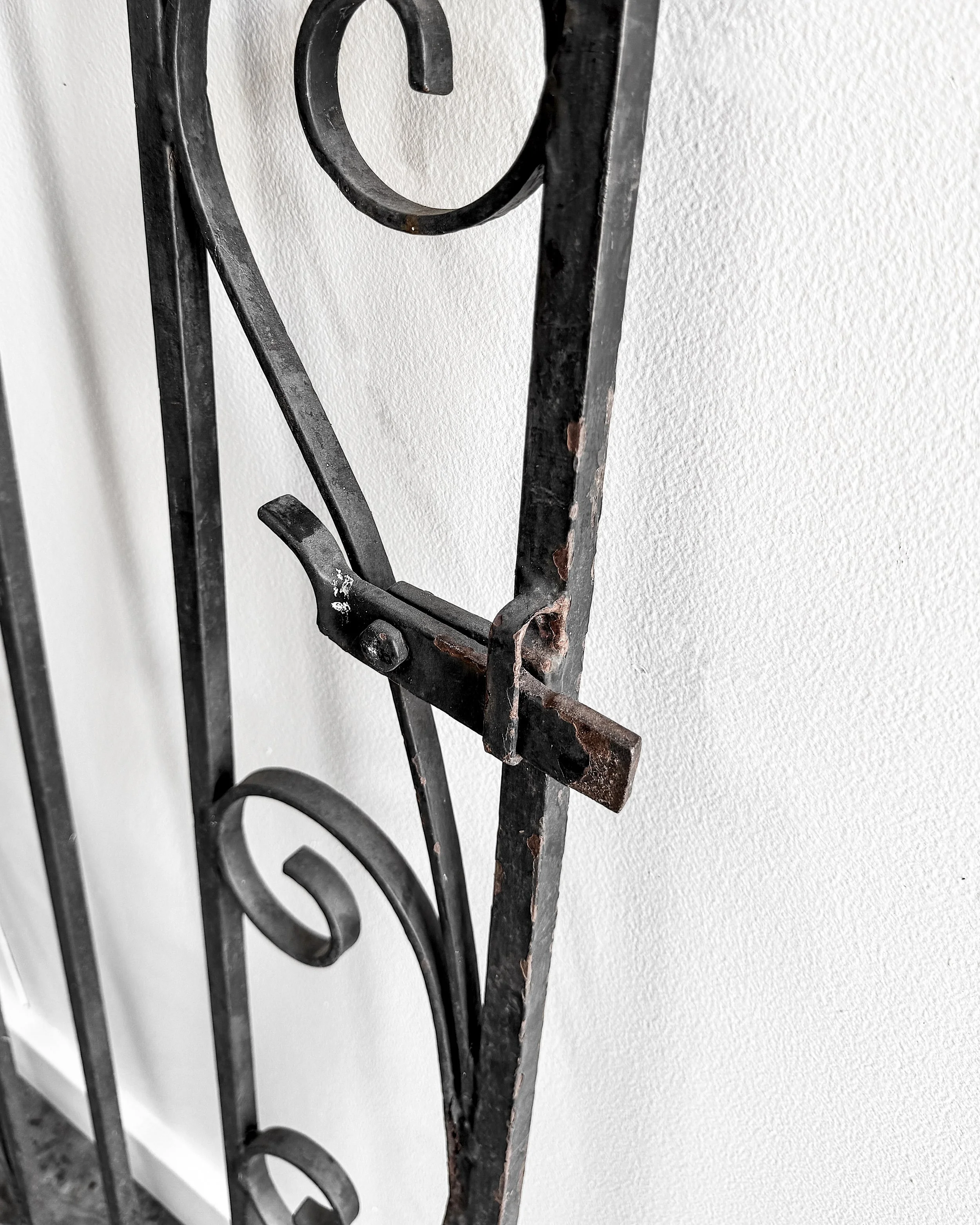 Early 20th Century Wrought Iron English Garden Gate