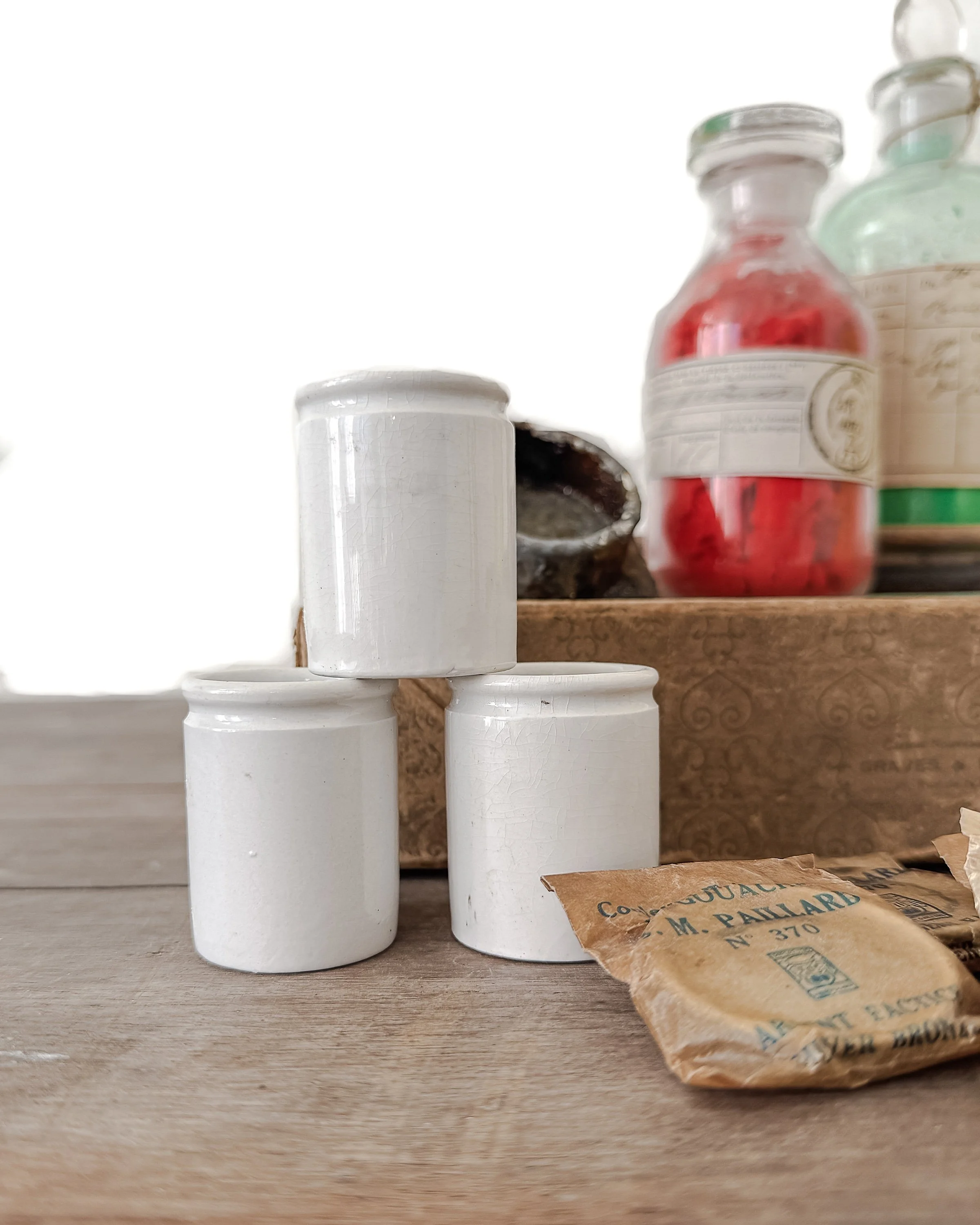Set of Vintage French Artist Supplies