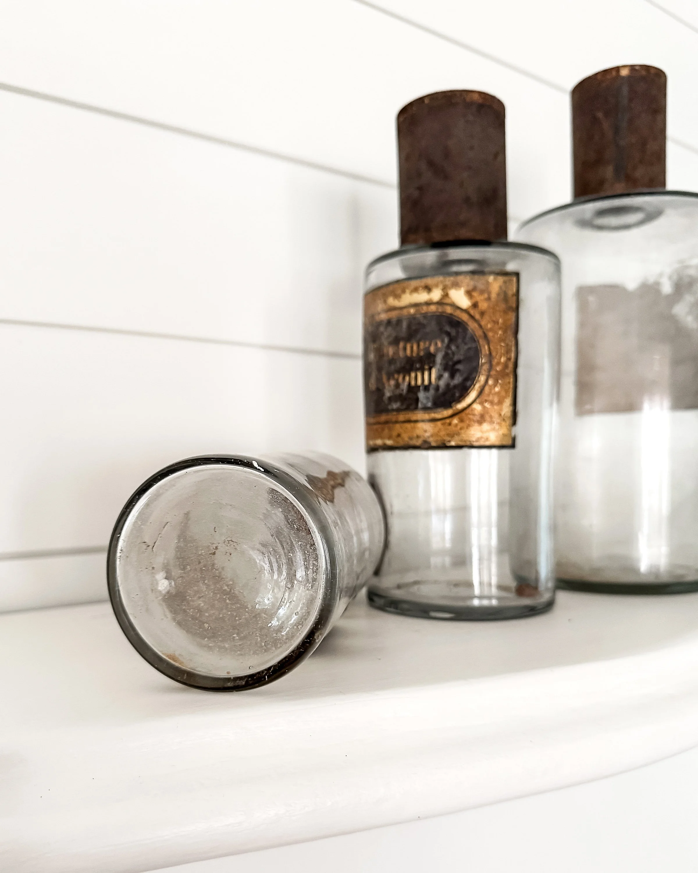 Antique French Apothecary Bottles